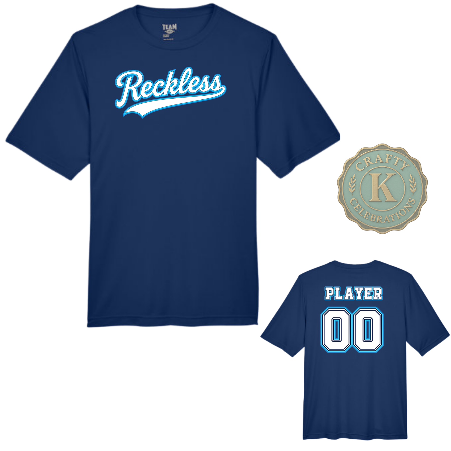 Men's Dri-Fit T-Shirt RECKLESS Baseball