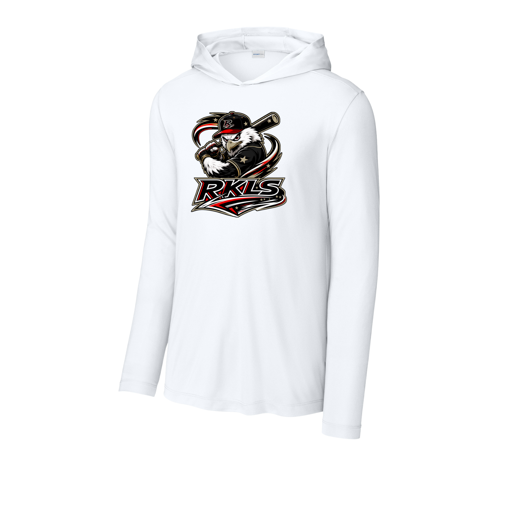 Reckless Baseball Eagle Logo Unisex Posi-UV Pro Long Sleeve Hoodie | Sport-Tek ST420LSH