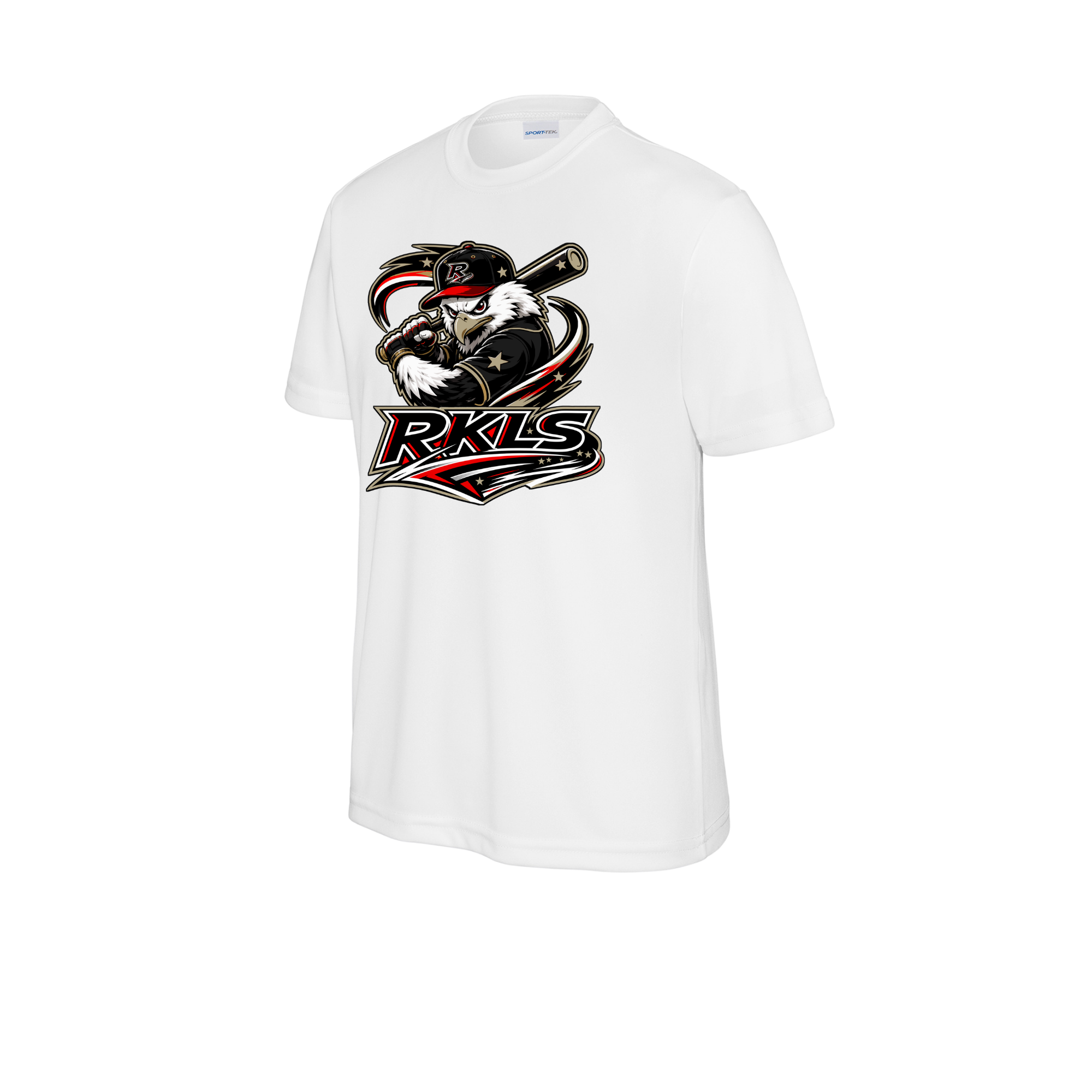 Reckless Baseball Eagle Logo Youth Performance T-Shirt | Sport-Tek YST350