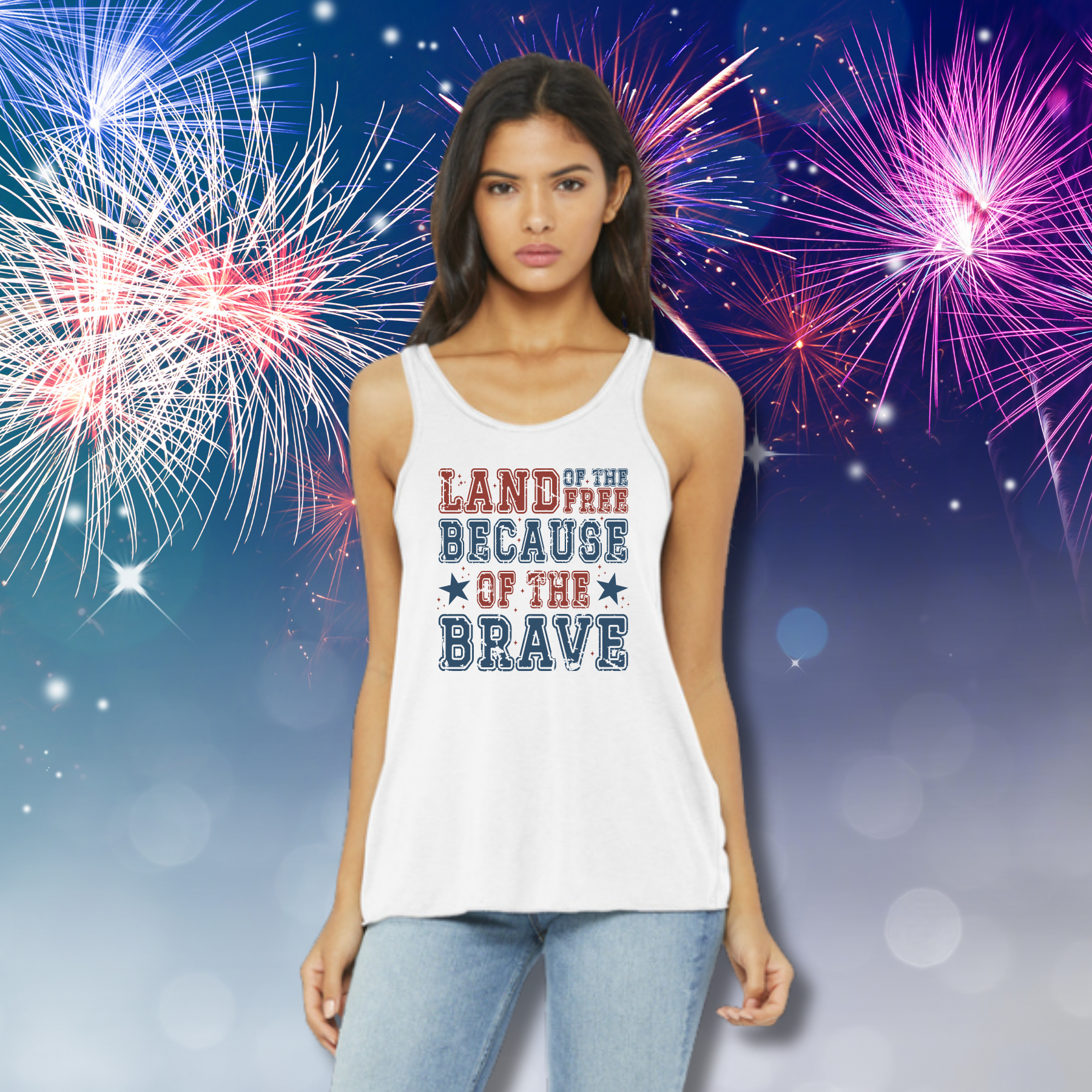 L.A A White-Land of the free because of the brave.png