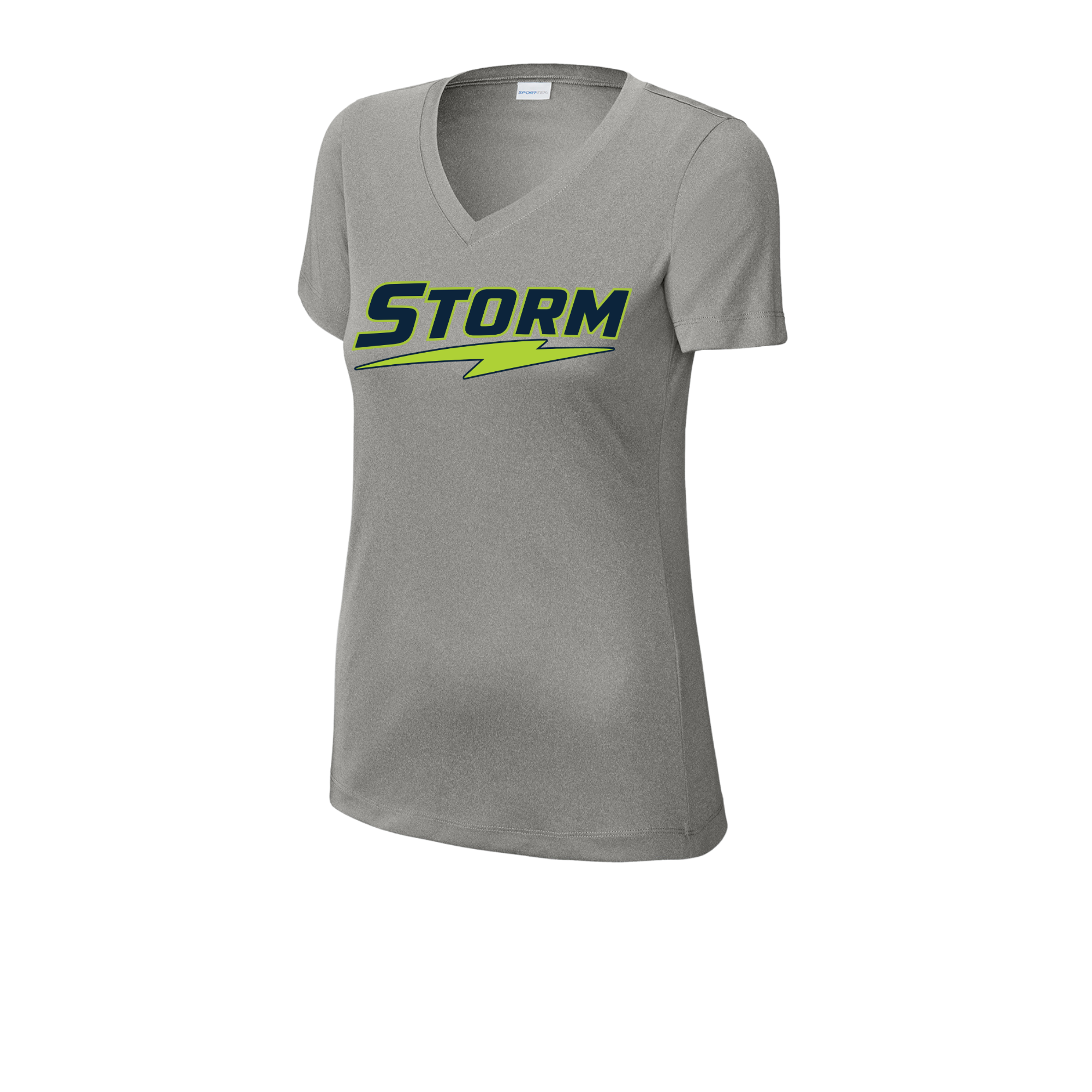 Pinellas Park Storm Baseball Women's Performance V-Neck T-Shirt | Sport-Tek LST353
