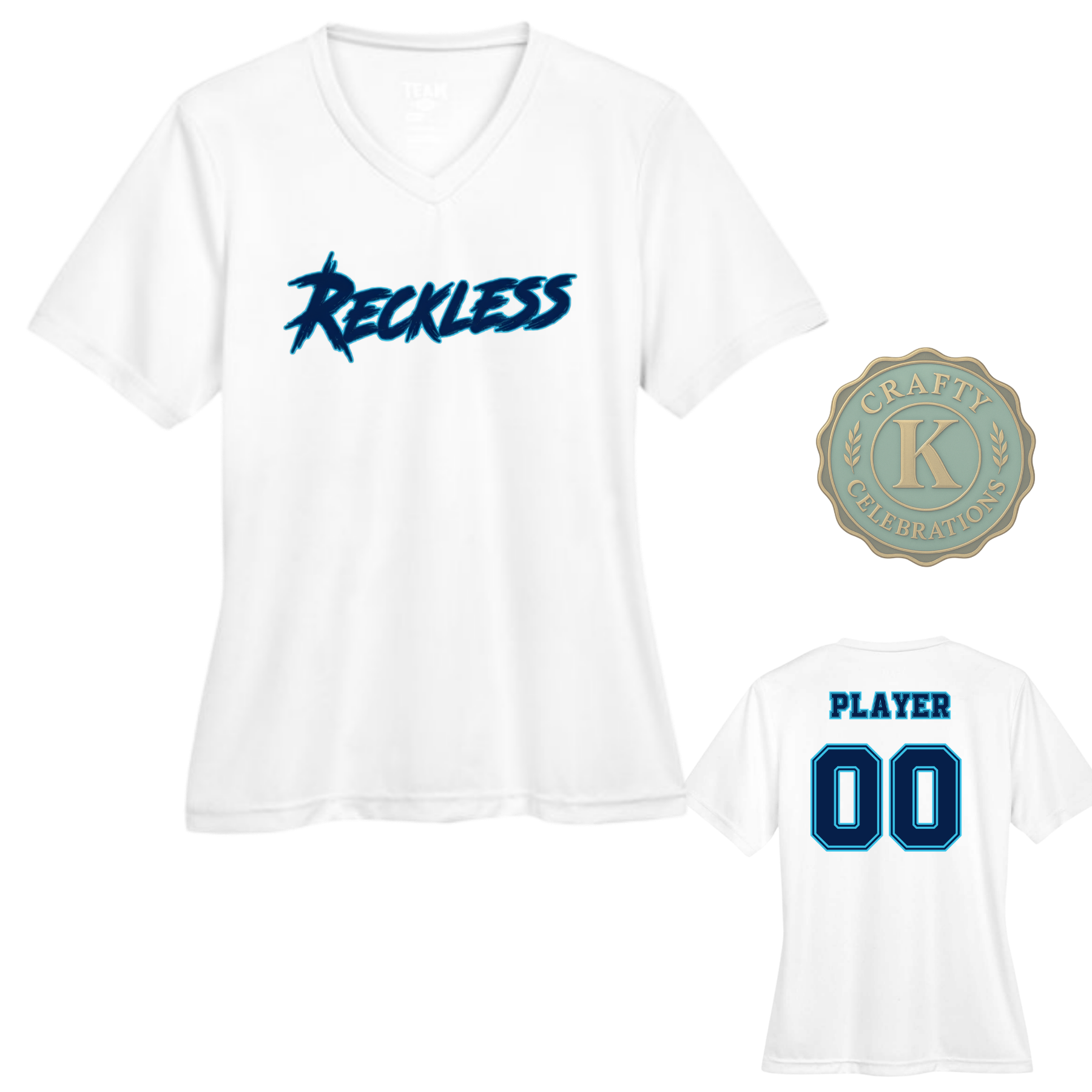Women's Dri-Fit RECKLESS Baseball Shirts