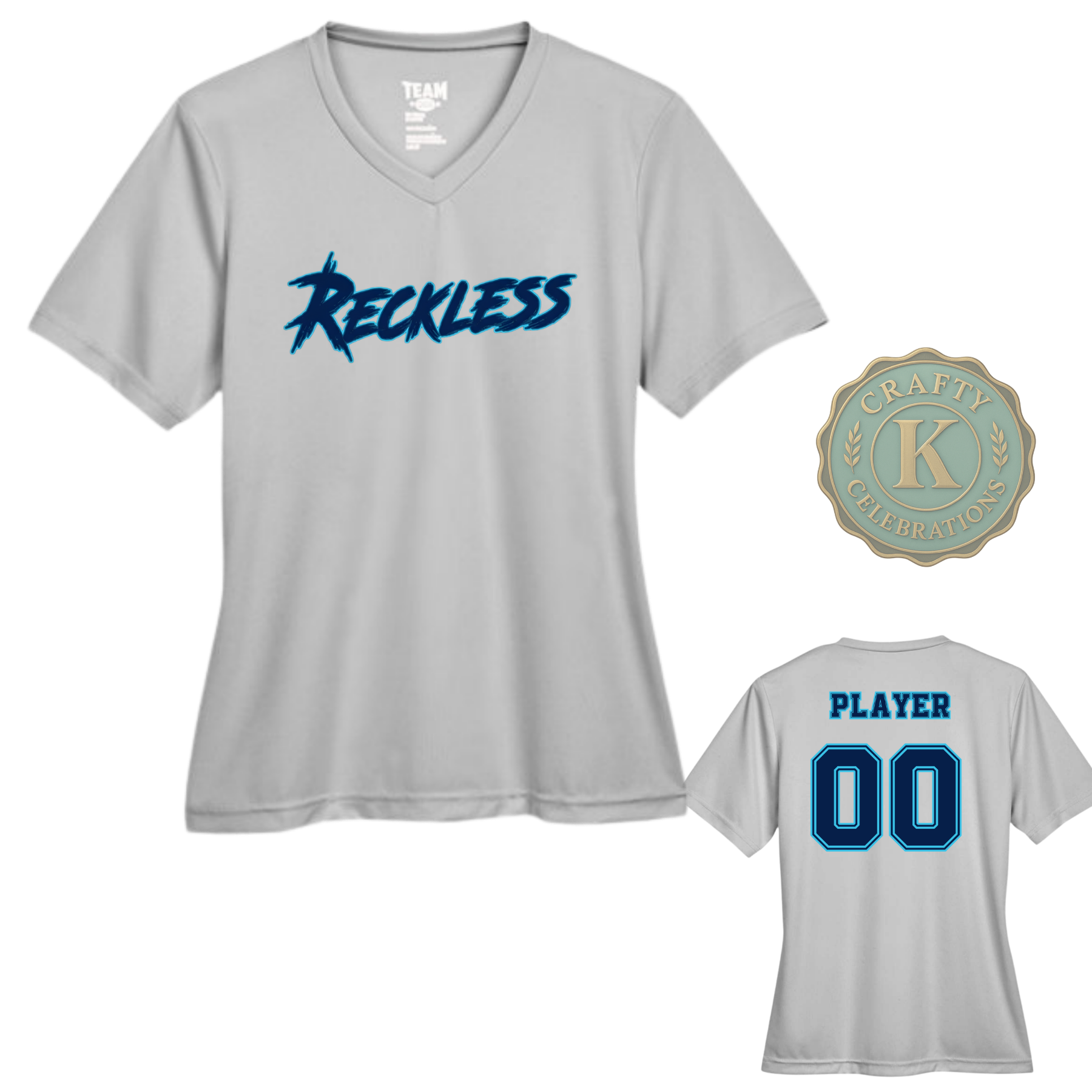 Women's Dri-Fit RECKLESS Baseball Shirts