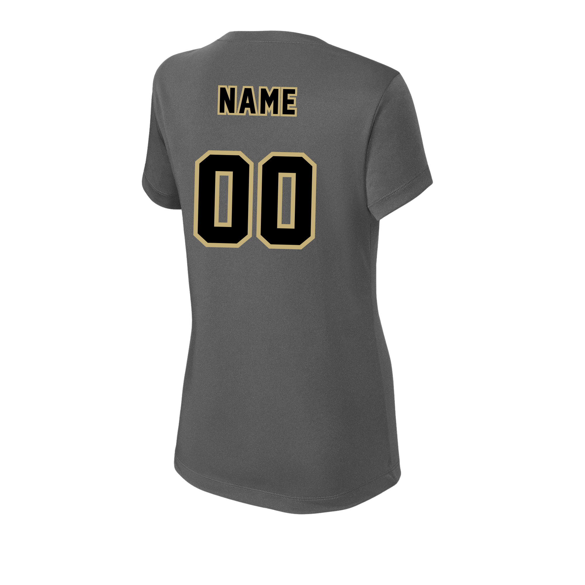 pinellas-reckless-baseball-iron-gray-womens-performance-v-neck-t-shirt-personalized-back.png