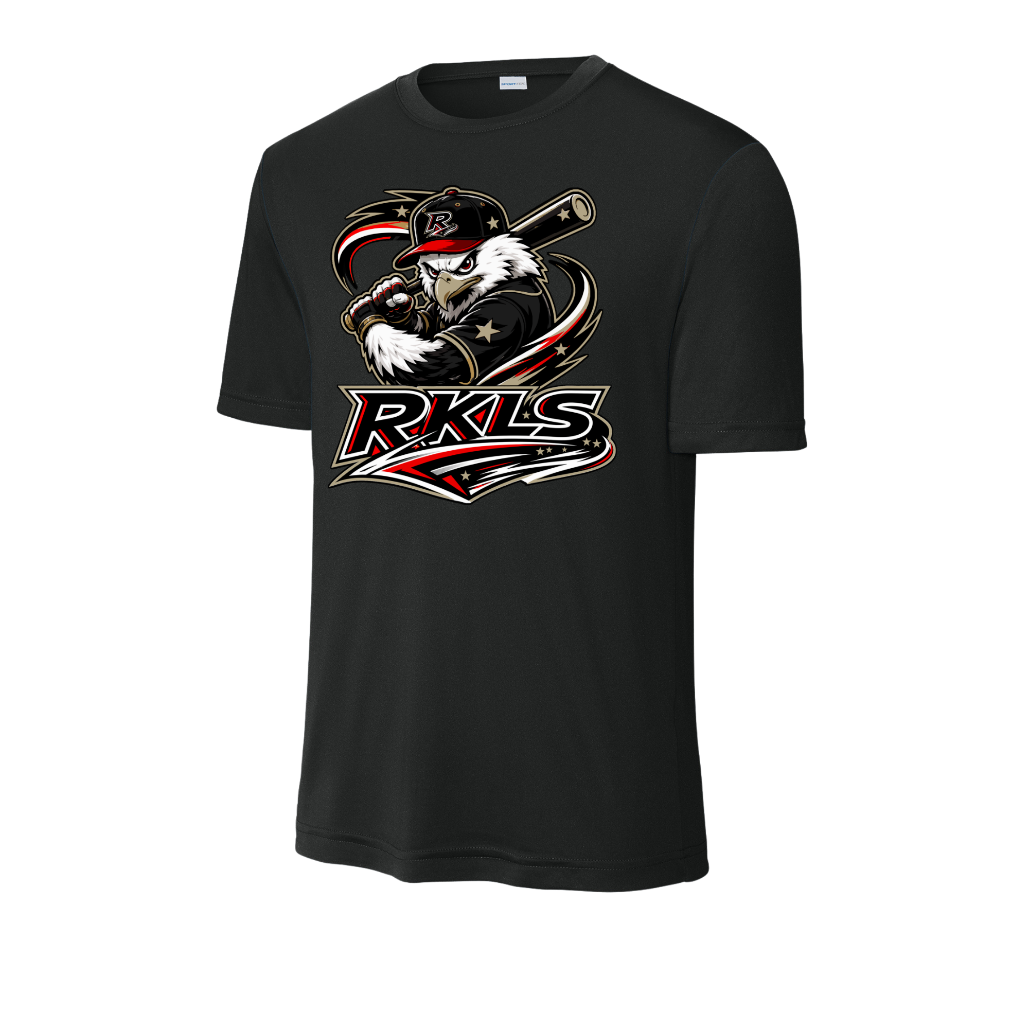 pinellas-reckless-baseball-black-unisex-performance-t-shirt-front-logo.png