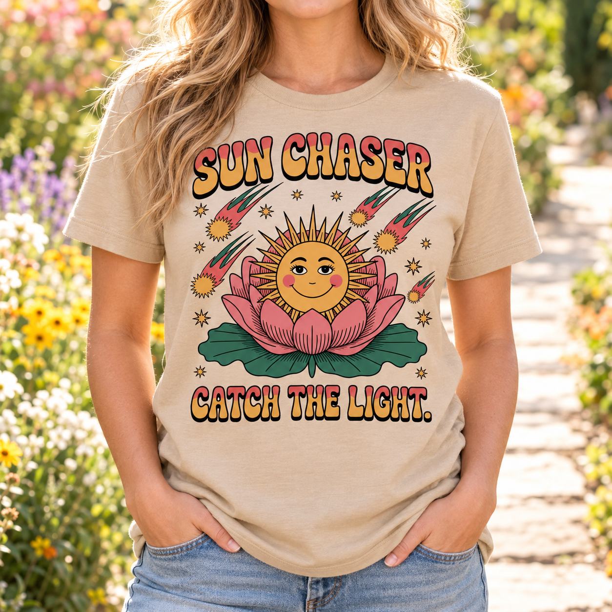 Sun Chaser Retro Sunshine Tee