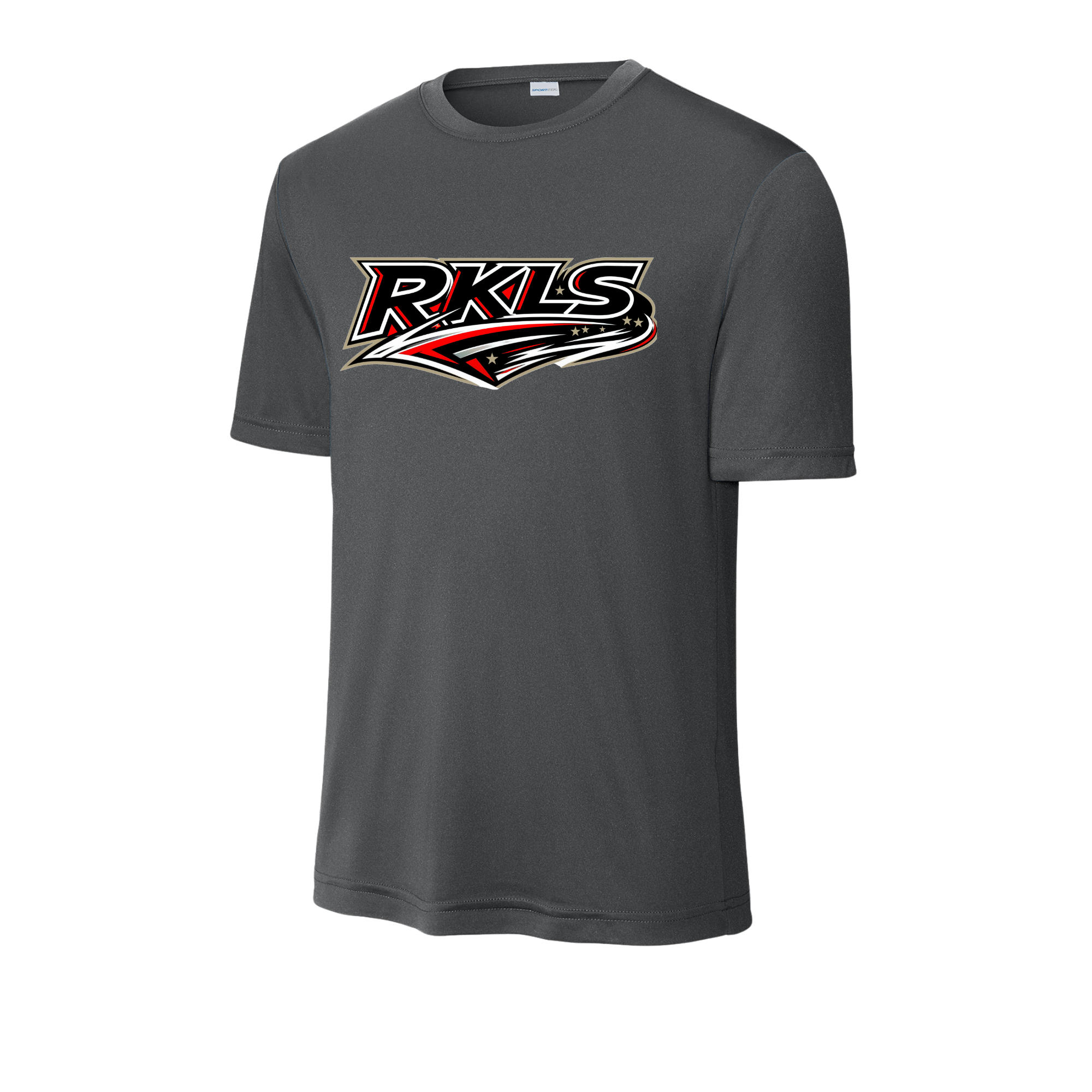 pinellas-reckless-baseball-iron-gray-unisex-performance-t-shirt-front-logo.png