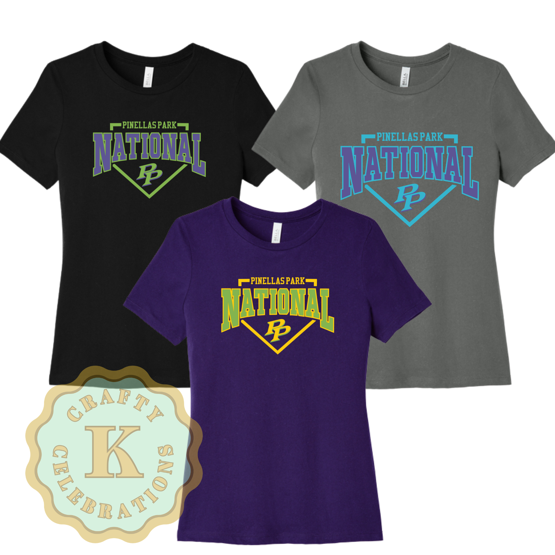 Women's Cotton T-Shirt PPNLL T-Ball PPNLL Logos
