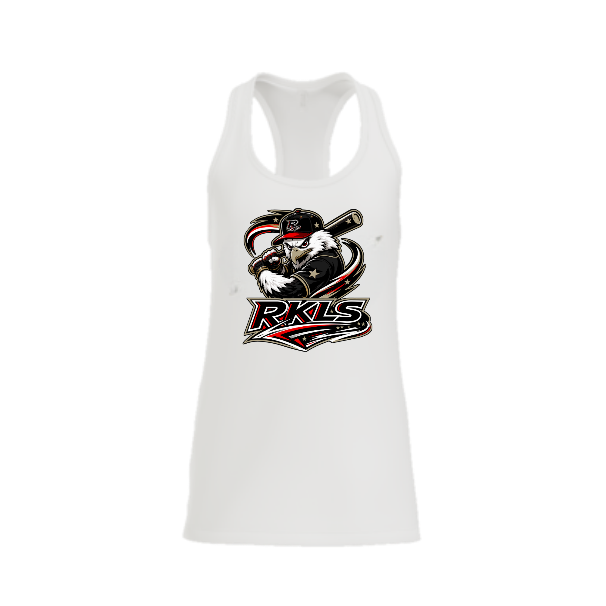 pinellas-reckless-baseball-white-womens-jersey-racerback-tank-front-logo.png