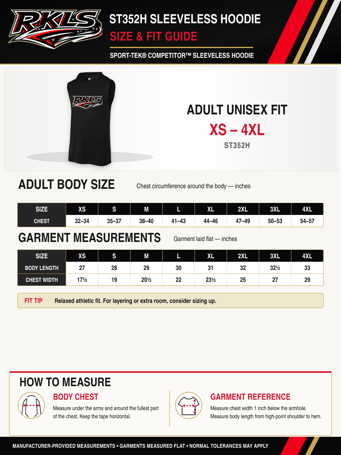 Reckless-ST352H-Size-Chart.png