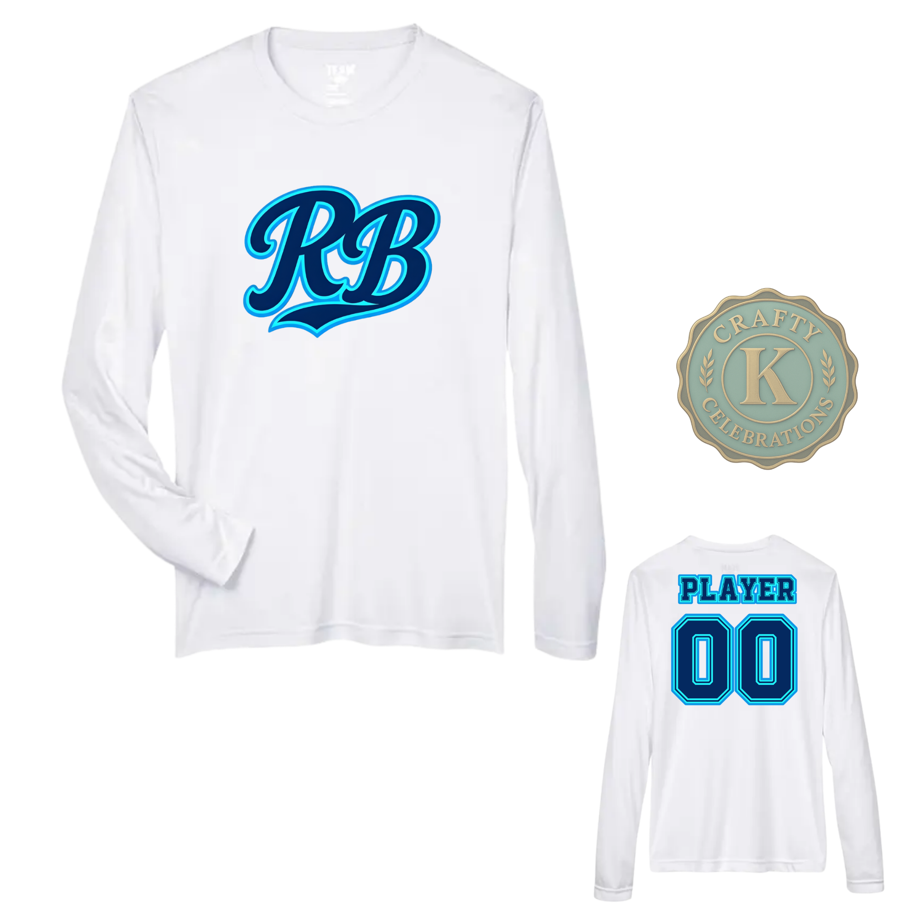 MEN'S DRI-FIT LONG SLEEVE RECKLESS BASEBALL SHIRT