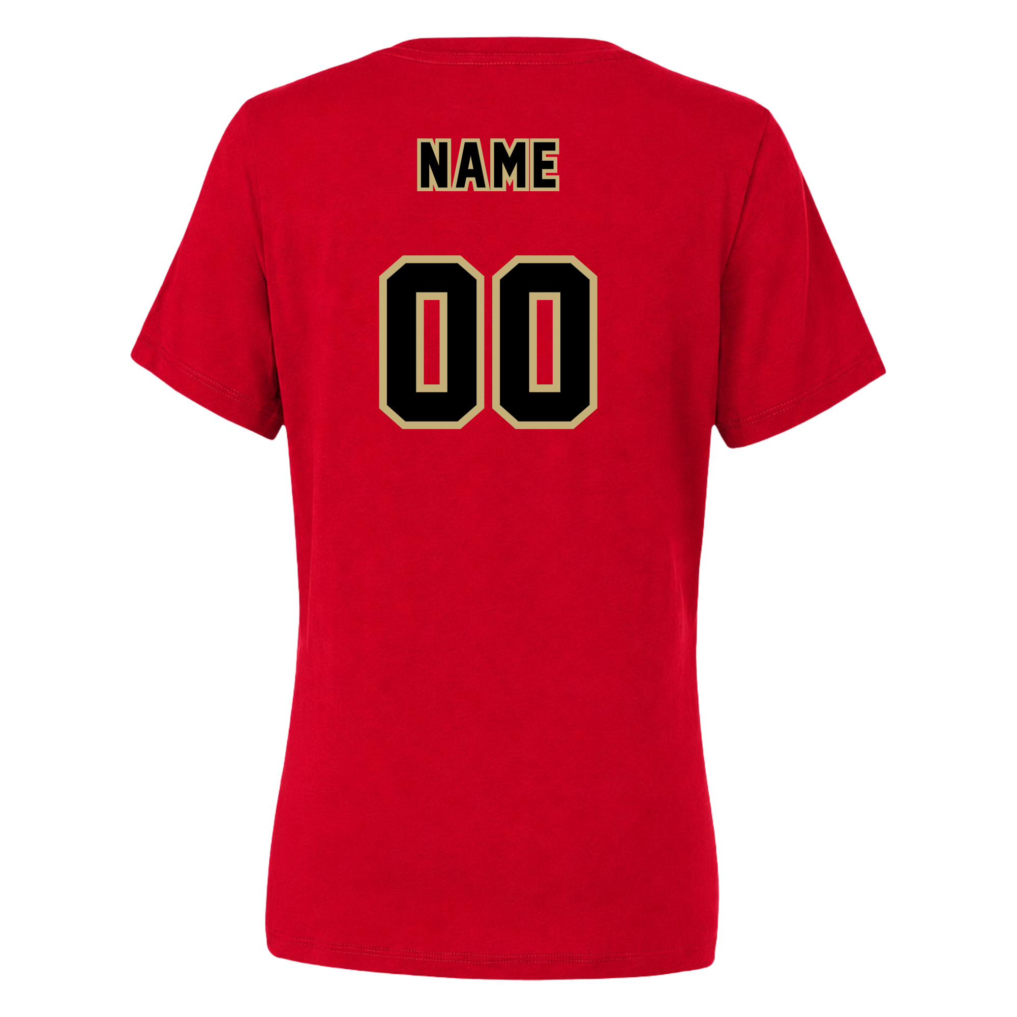 pinellas-reckless-baseball-red-womens-jersey-v-neck-t-shirt-personalized-back.png