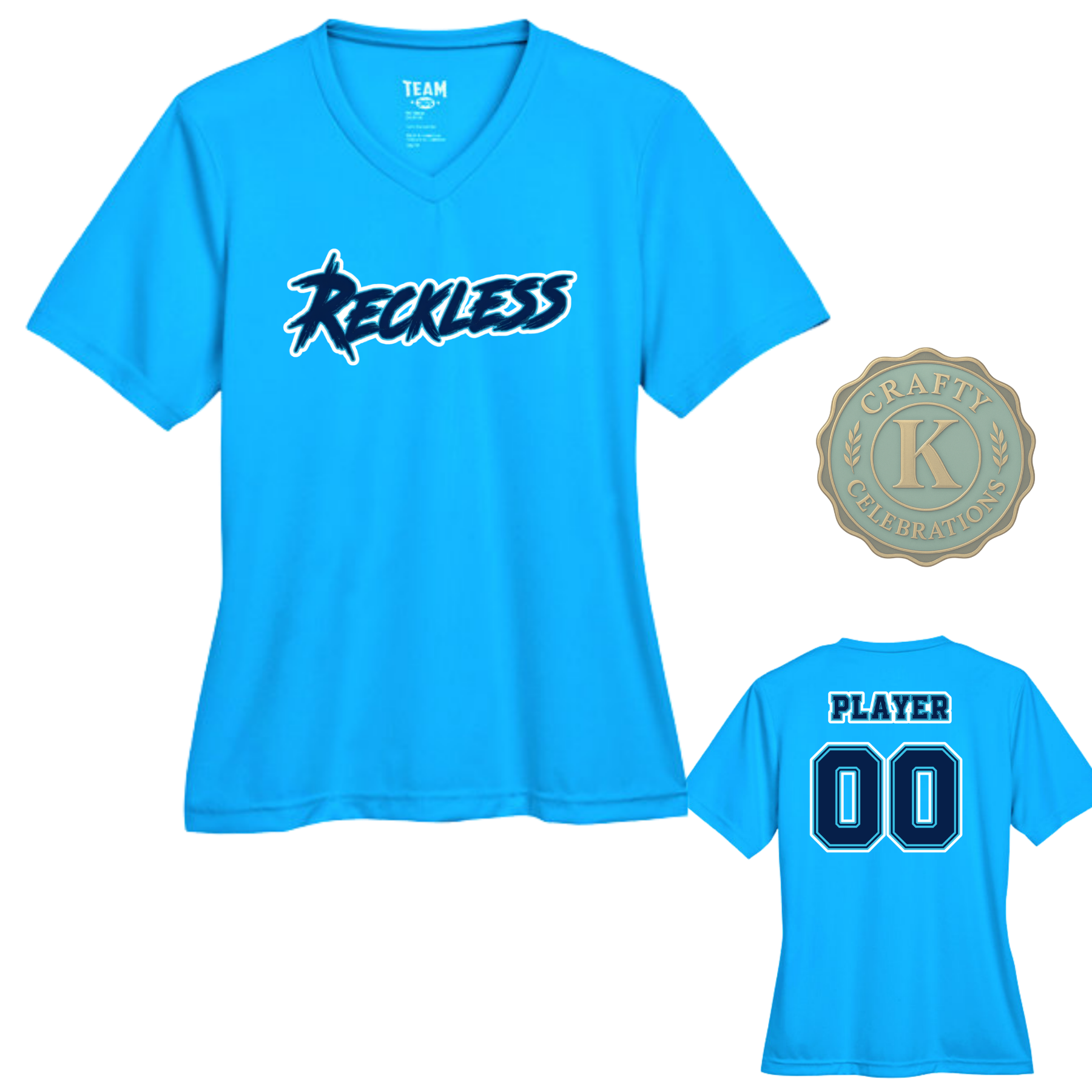 Women's Dri-Fit RECKLESS Baseball Shirts
