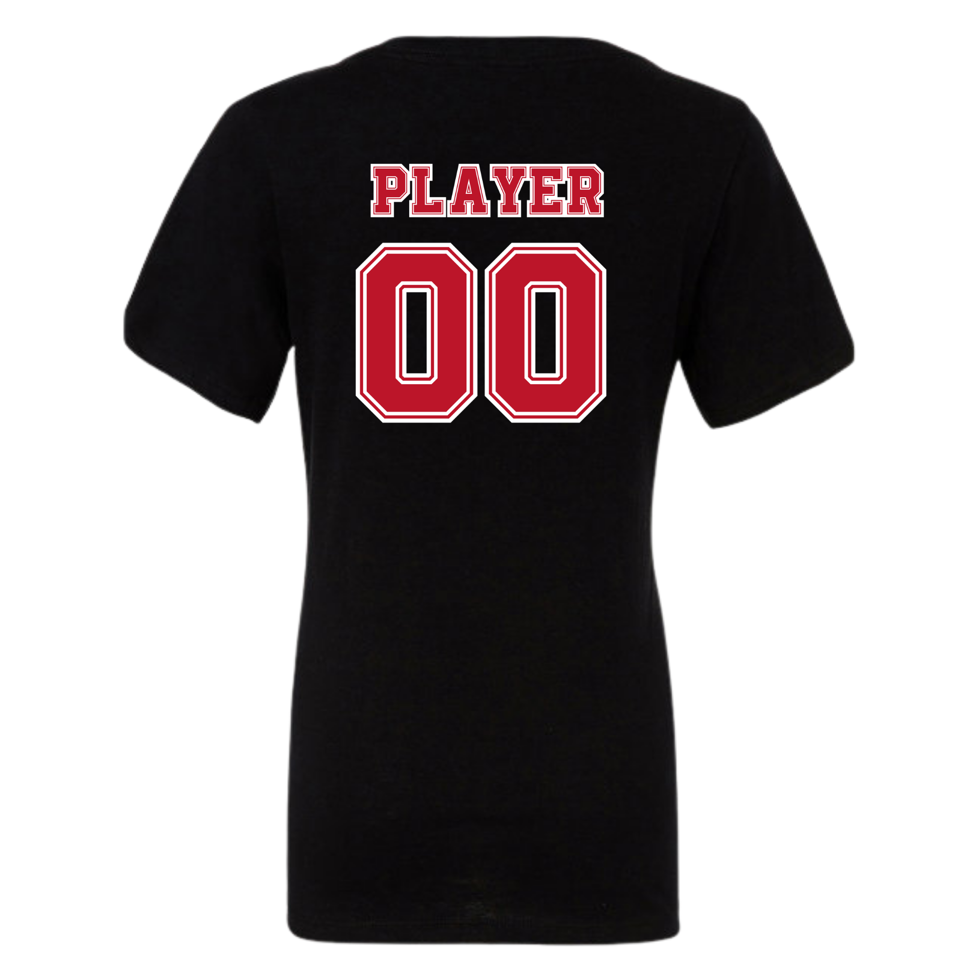 pinellas-reckless-baseball-black-womens-jersey-v-neck-t-shirt-personalized-back.png