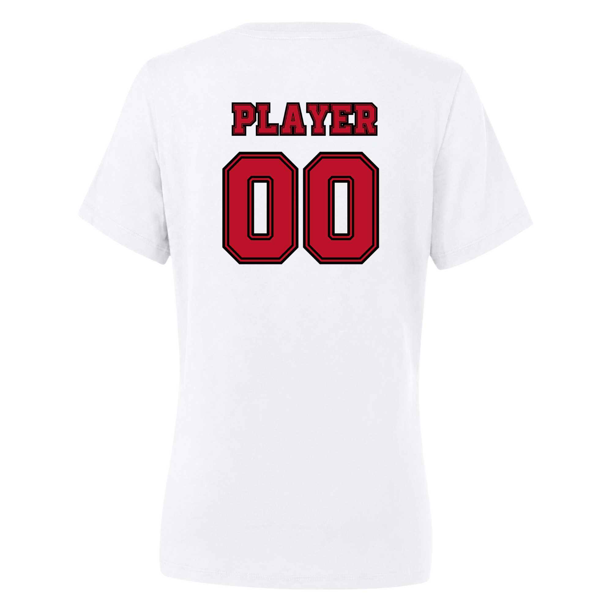 pinellas-reckless-baseball-white-womens-jersey-v-neck-t-shirt-personalized-back.png