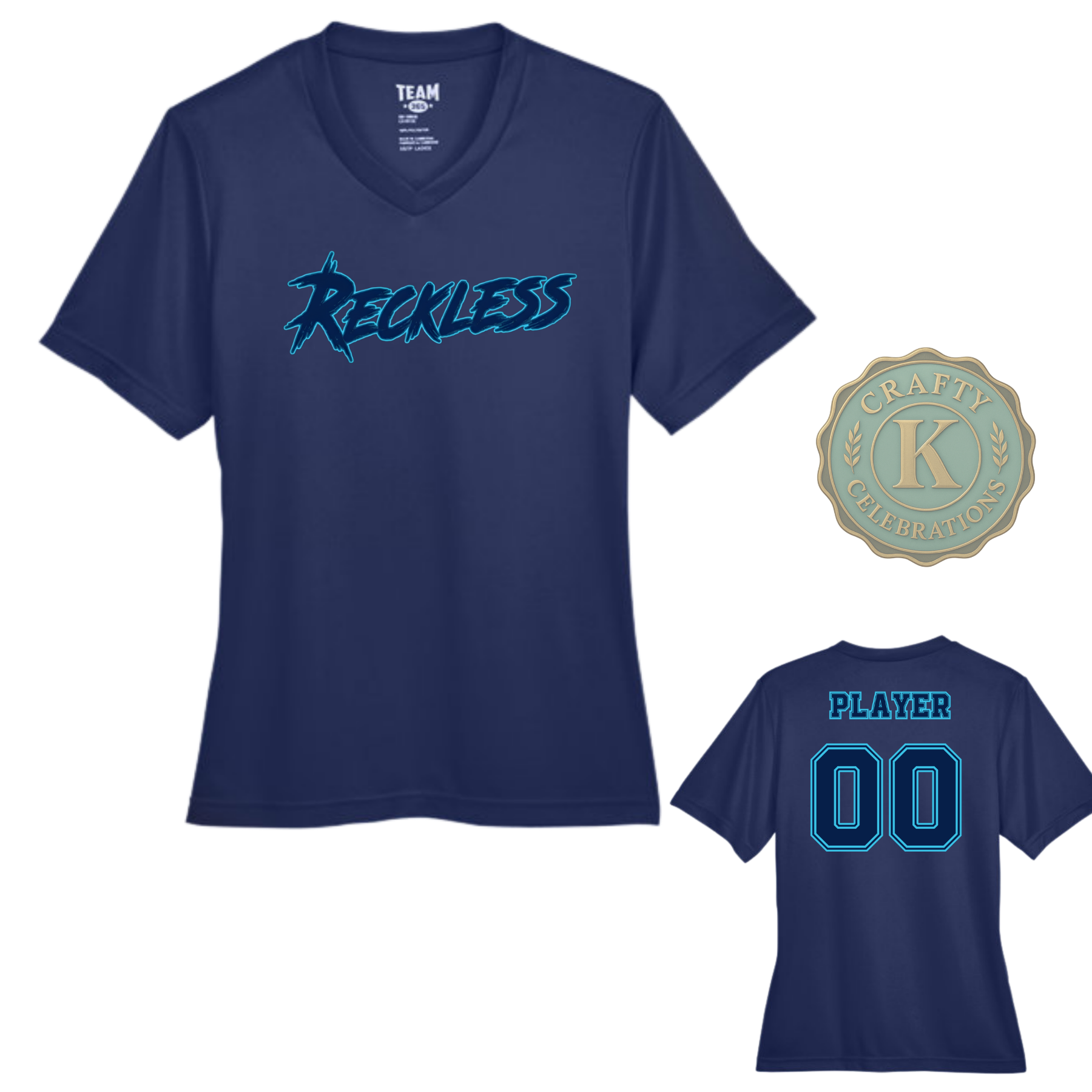 Women's Dri-Fit RECKLESS Baseball Shirts