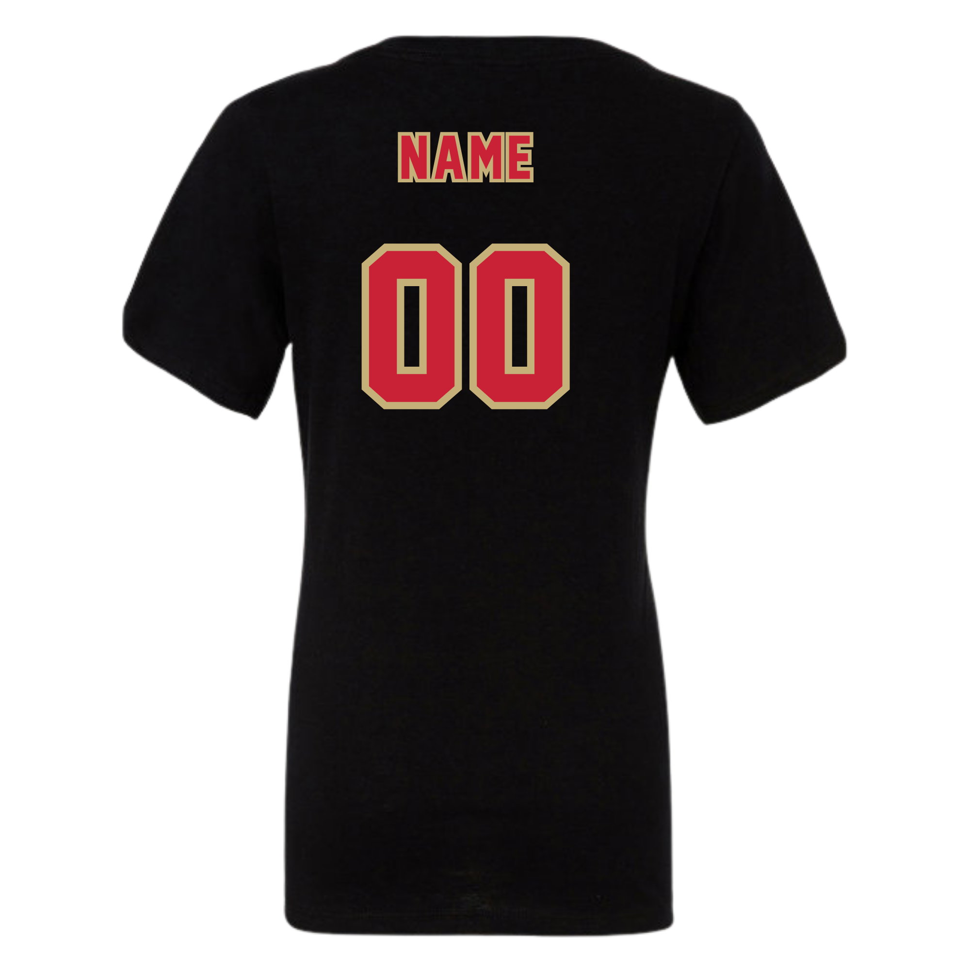 pinellas-reckless-baseball-black-womens-jersey-v-neck-t-shirt-personalized-back.png