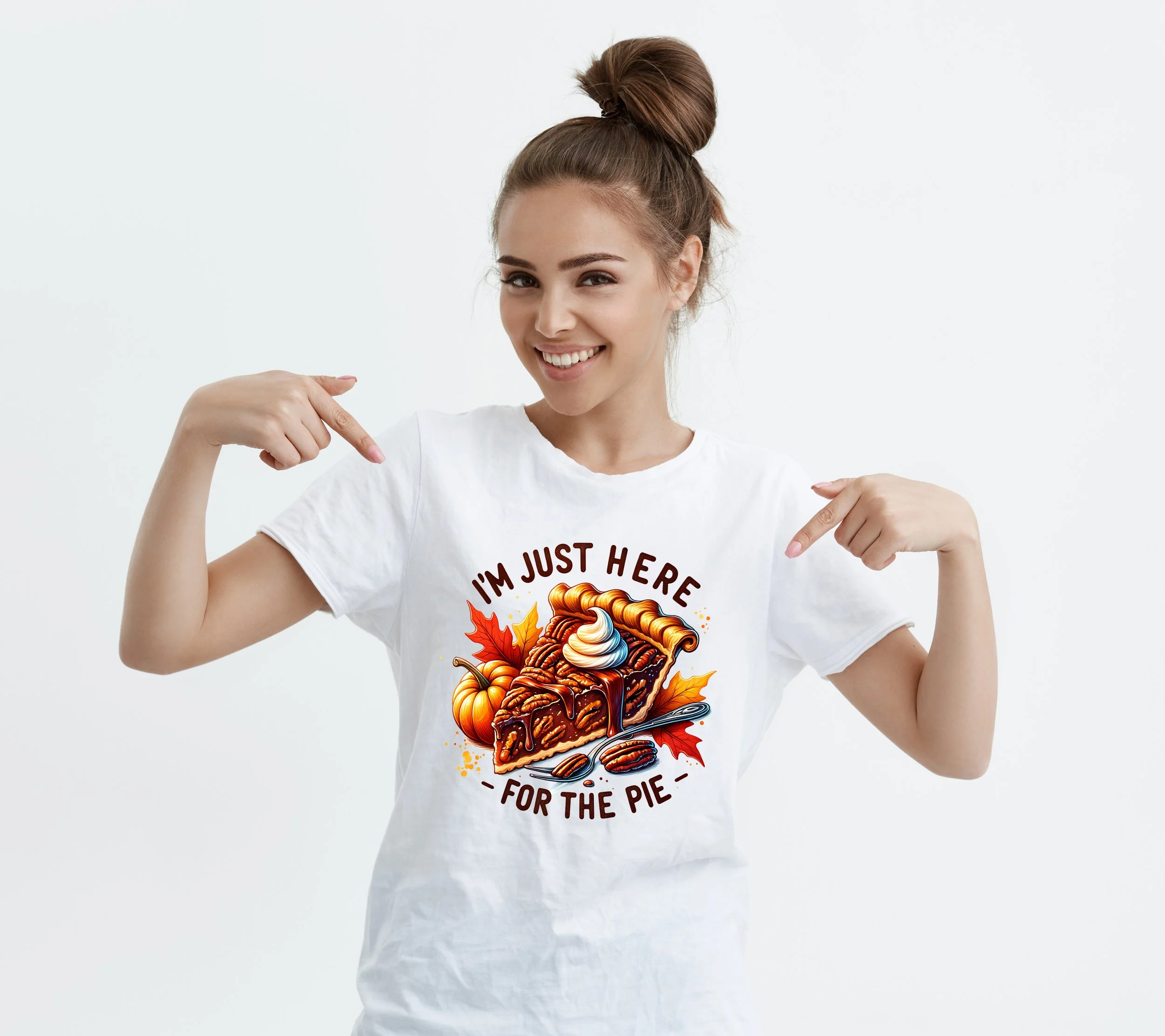 I'm Just Here for the Pie Thanksgiving T-Shirt