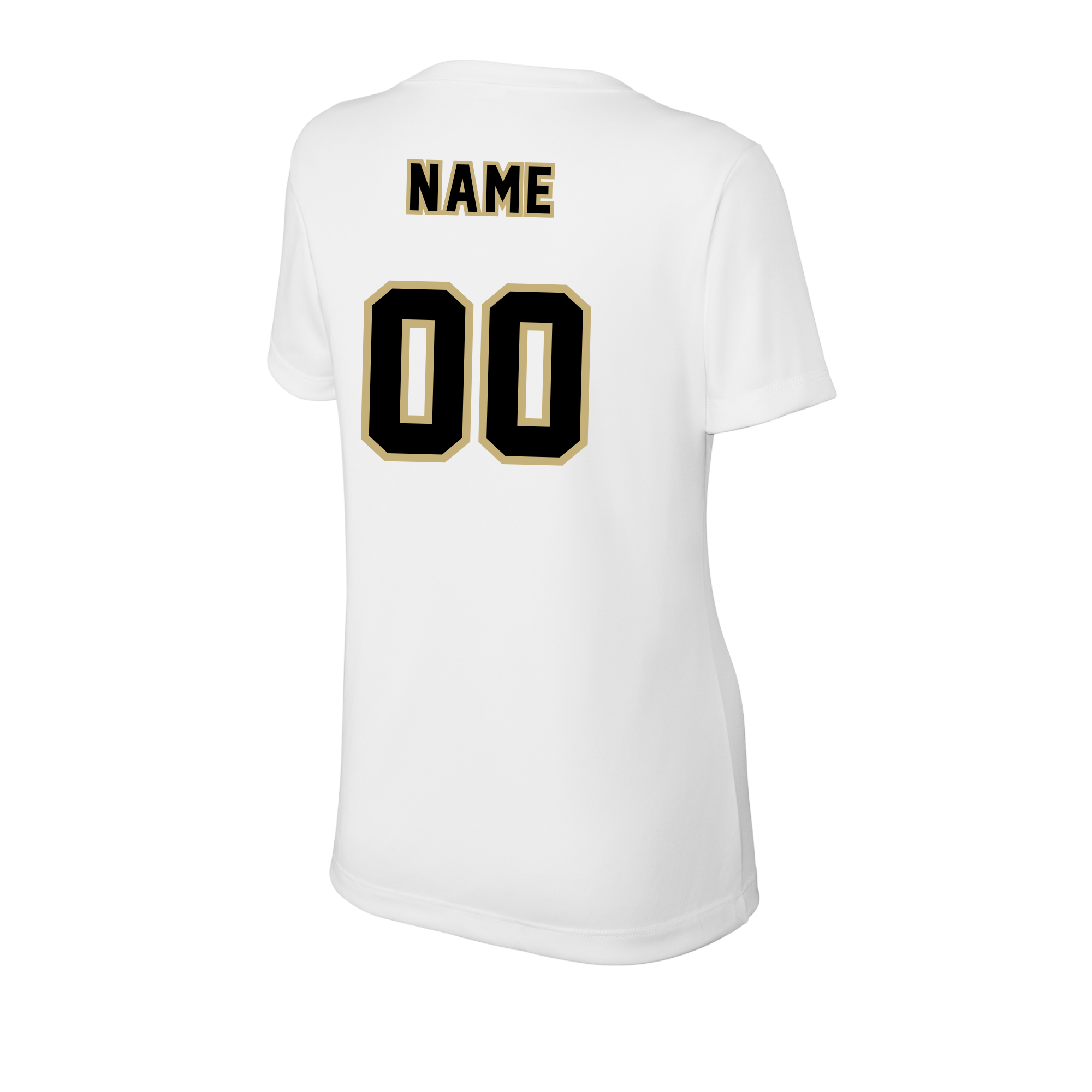 pinellas-reckless-baseball-white-womens-performance-v-neck-t-shirt-personalized-back.png