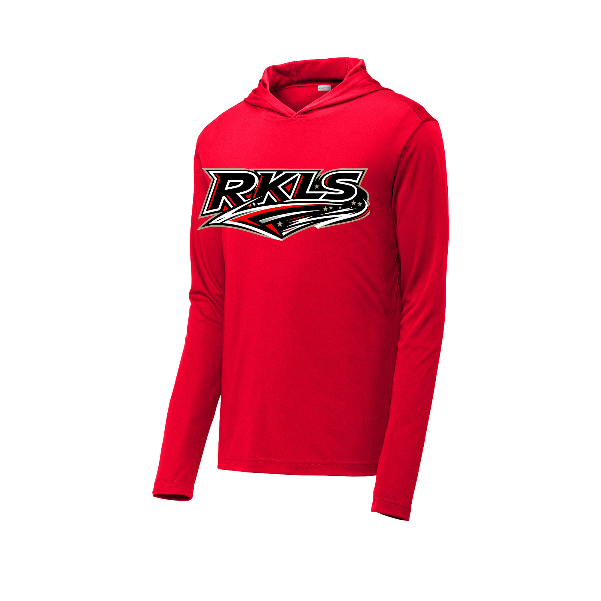 pinellas-reckless-baseball-RED-youth-performance-hooded-pullover-front-logo.png