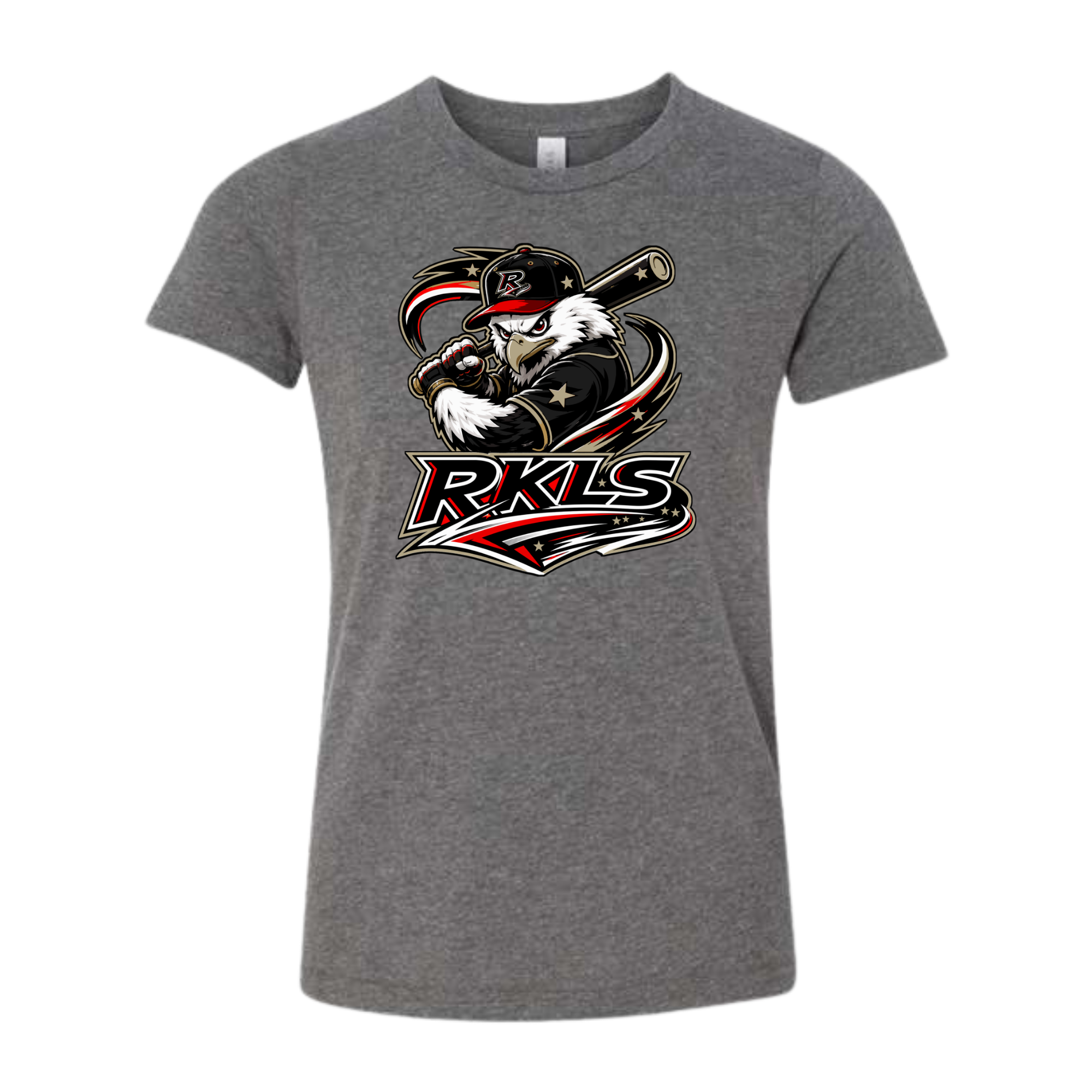 Reckless Baseball Eagle Logo Youth Jersey T-Shirt | BELLA+CANVAS BC3001Y