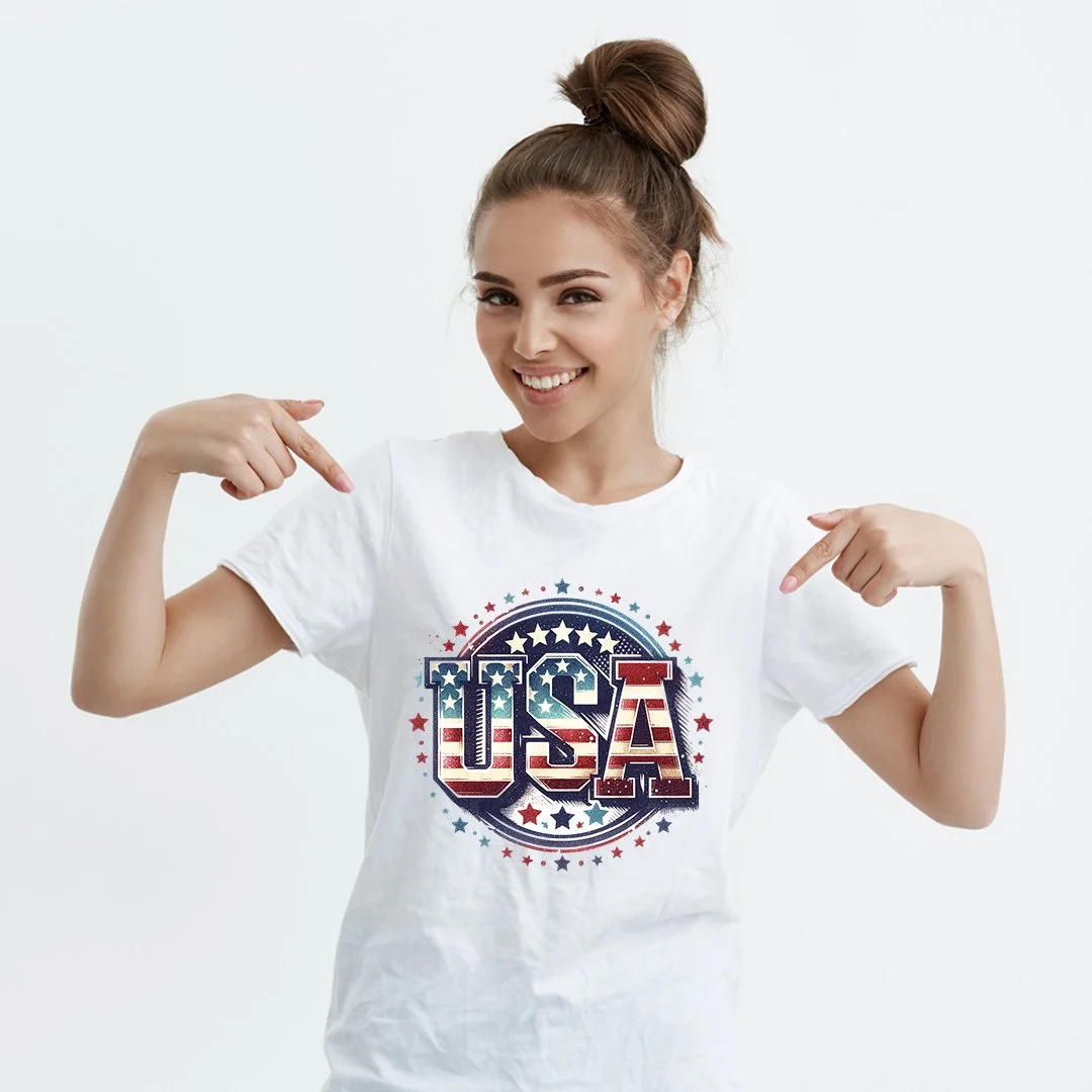 USA Stars & Stripes Patriotic T-Shirt