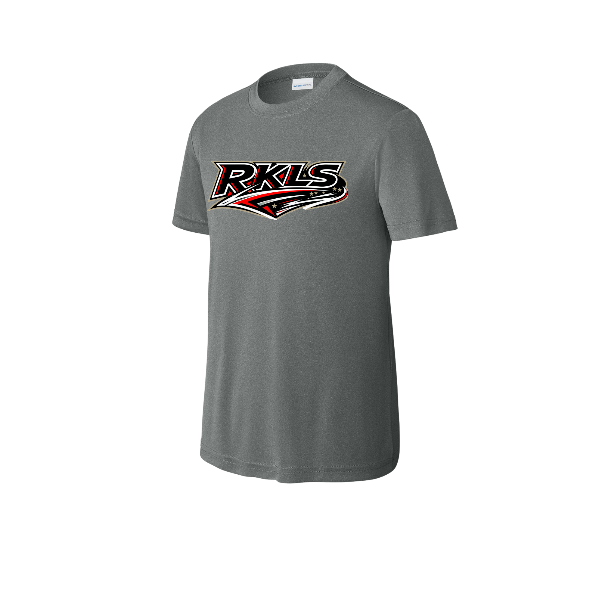 pinellas-reckless-baseball-iron-gray-youth-performance-t-shirt-front-logo.png