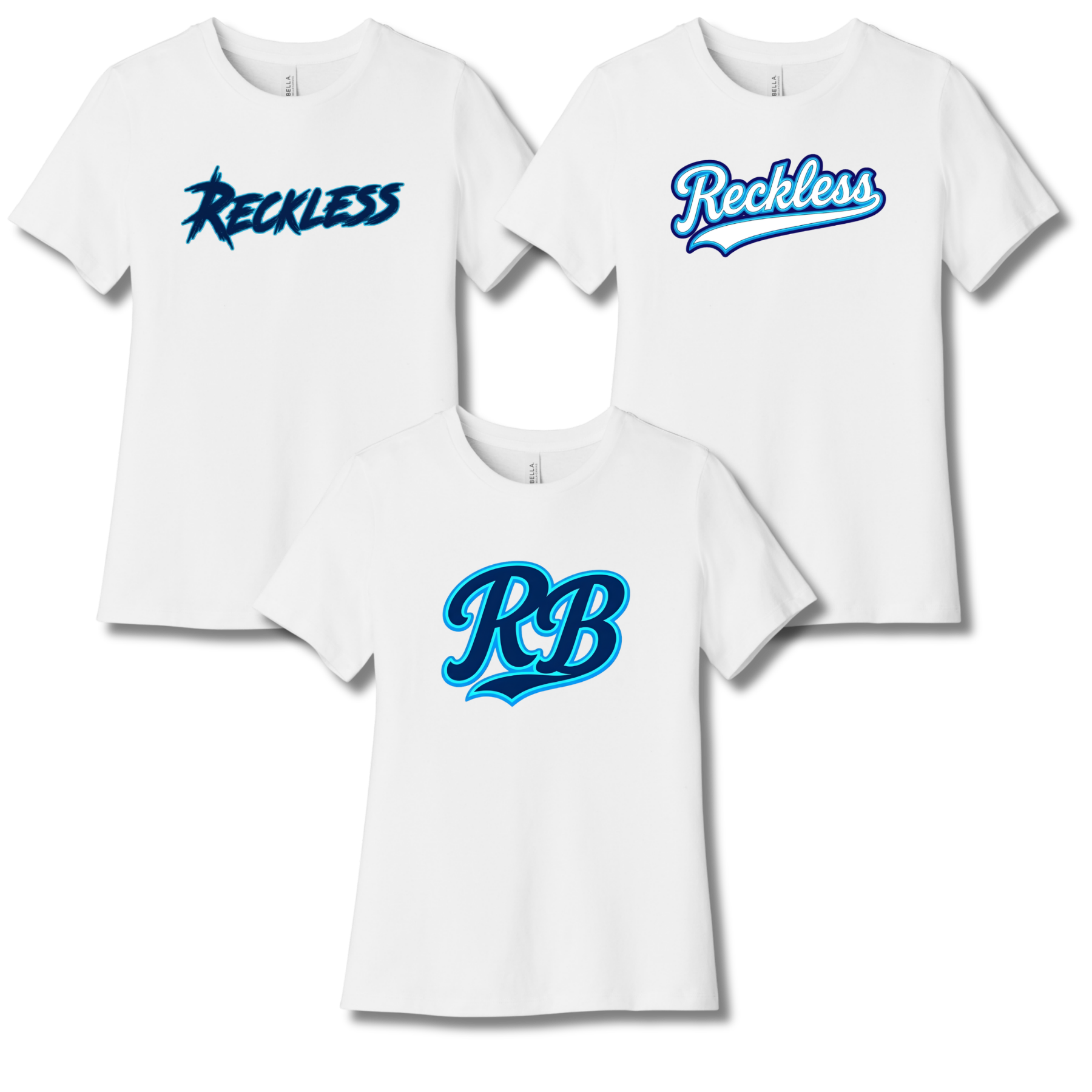 Women's Cotton T-Shirt RECKLESS Baseball
