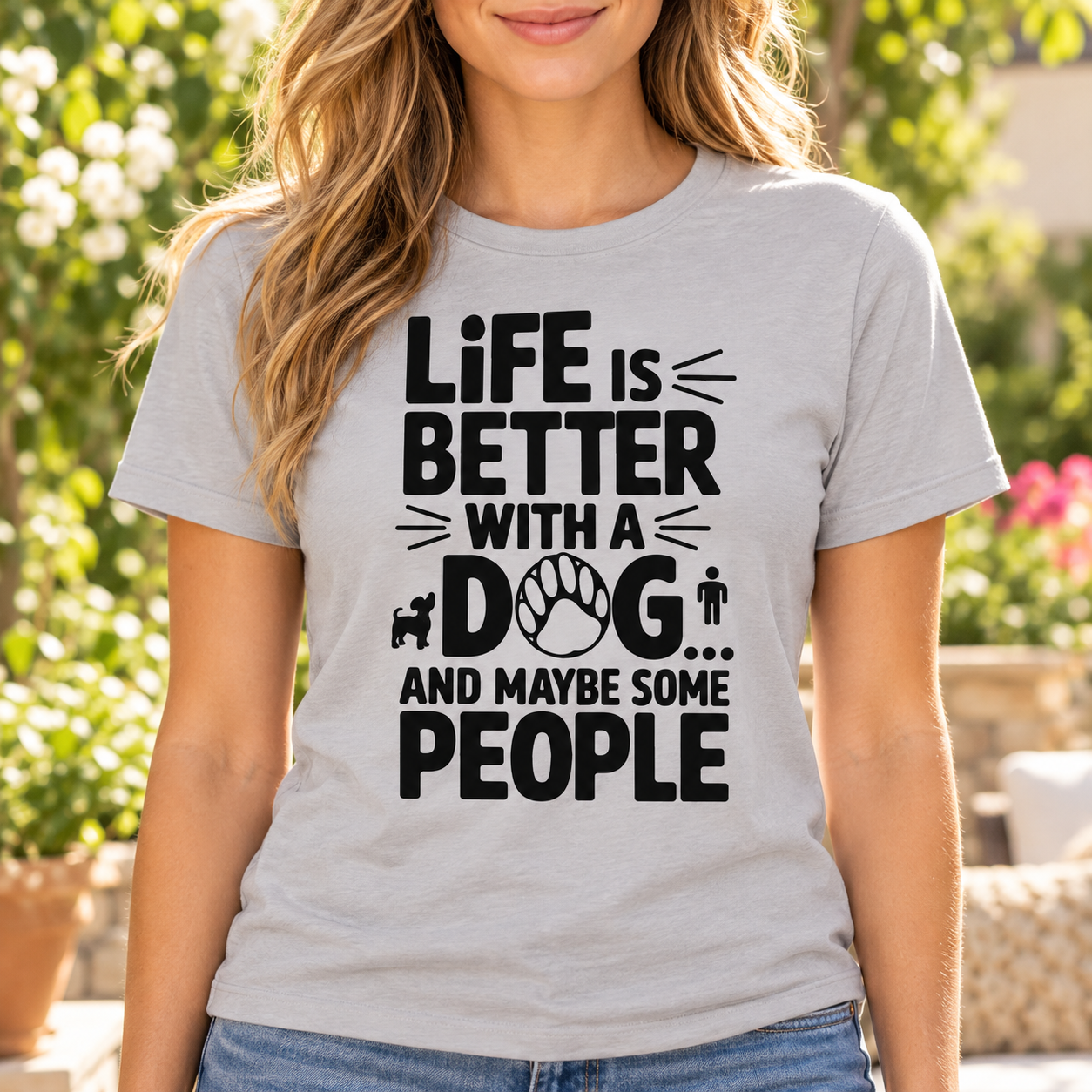 Life Is Better with a Dog Graphic Tee