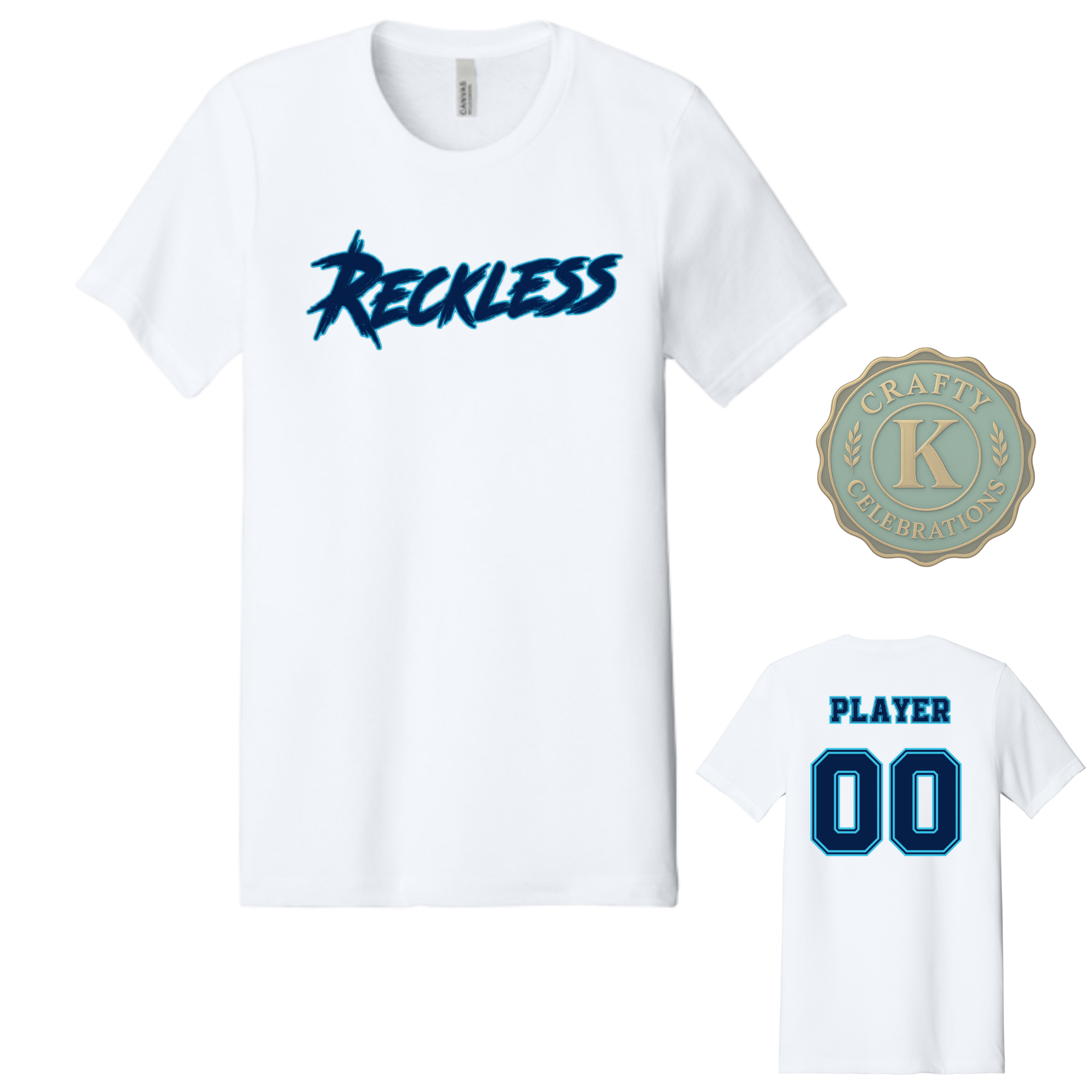 Unisex Cotton T-Shirt RECKLESS Baseball