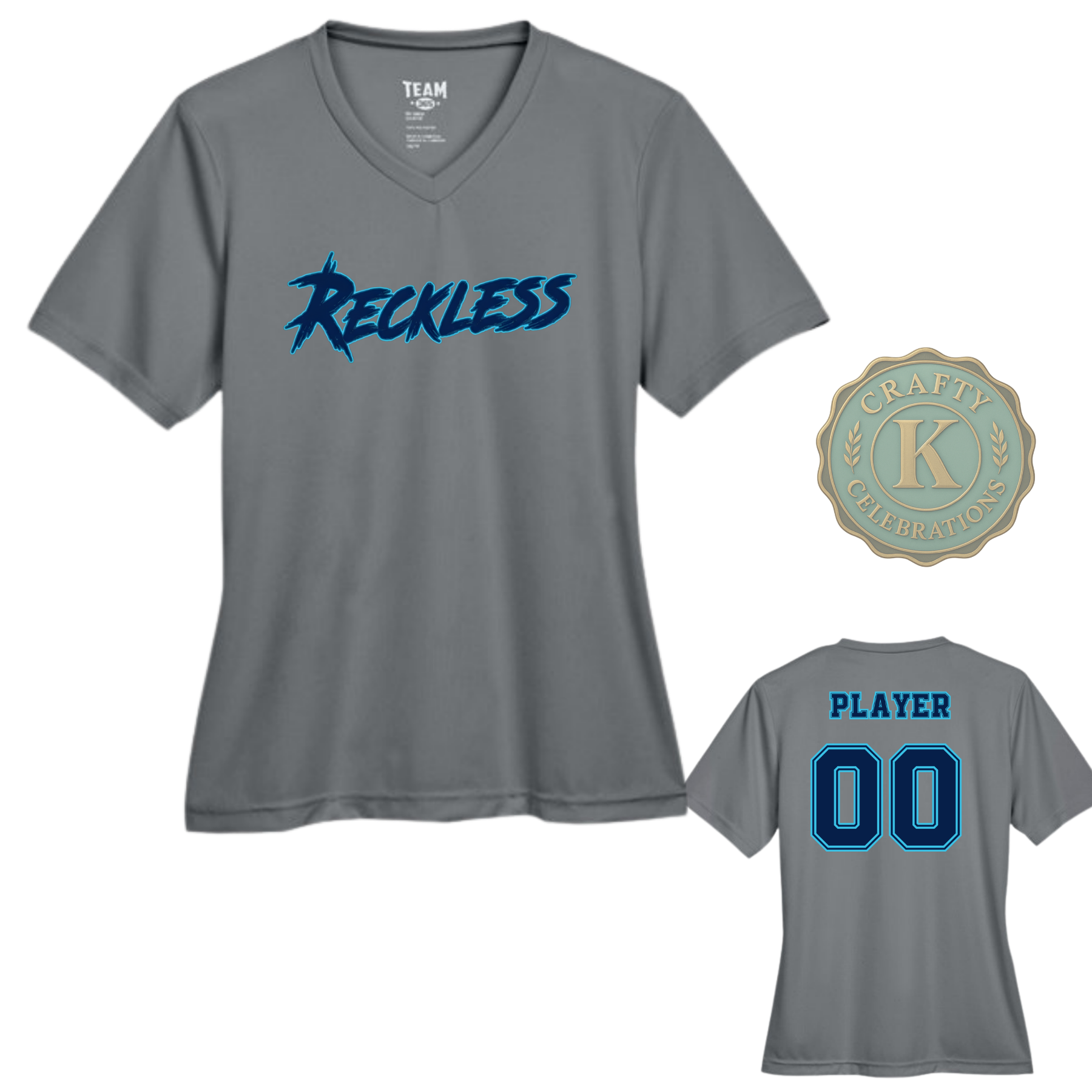 Women's Dri-Fit RECKLESS Baseball Shirts