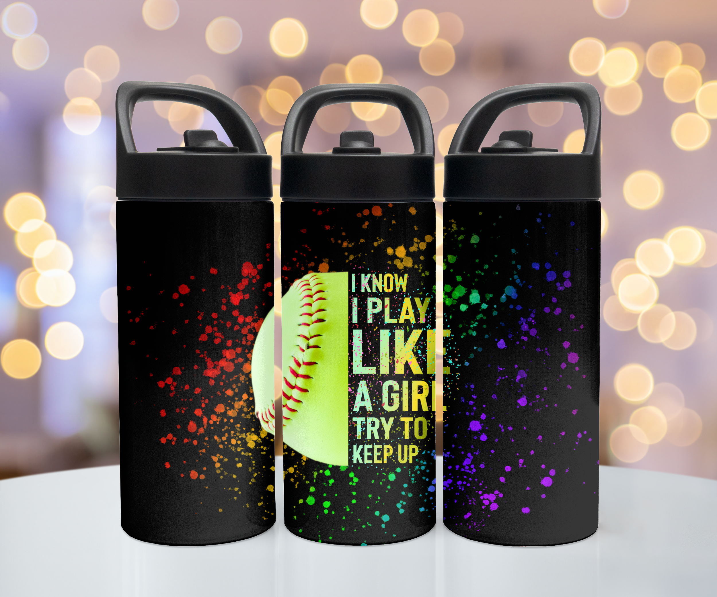 Softball 16 Oz Sports Tumbler