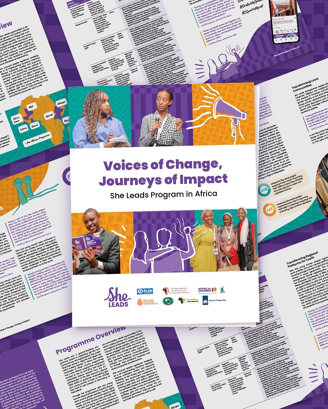 Excited to share this project! Created a learning publication, social media toolkit and explainer video for She Leads - a program aimed at supporting girl-led and young women-led orgs and amplifying their voices in Aftica 🌎 💫 Love when I get a chan
