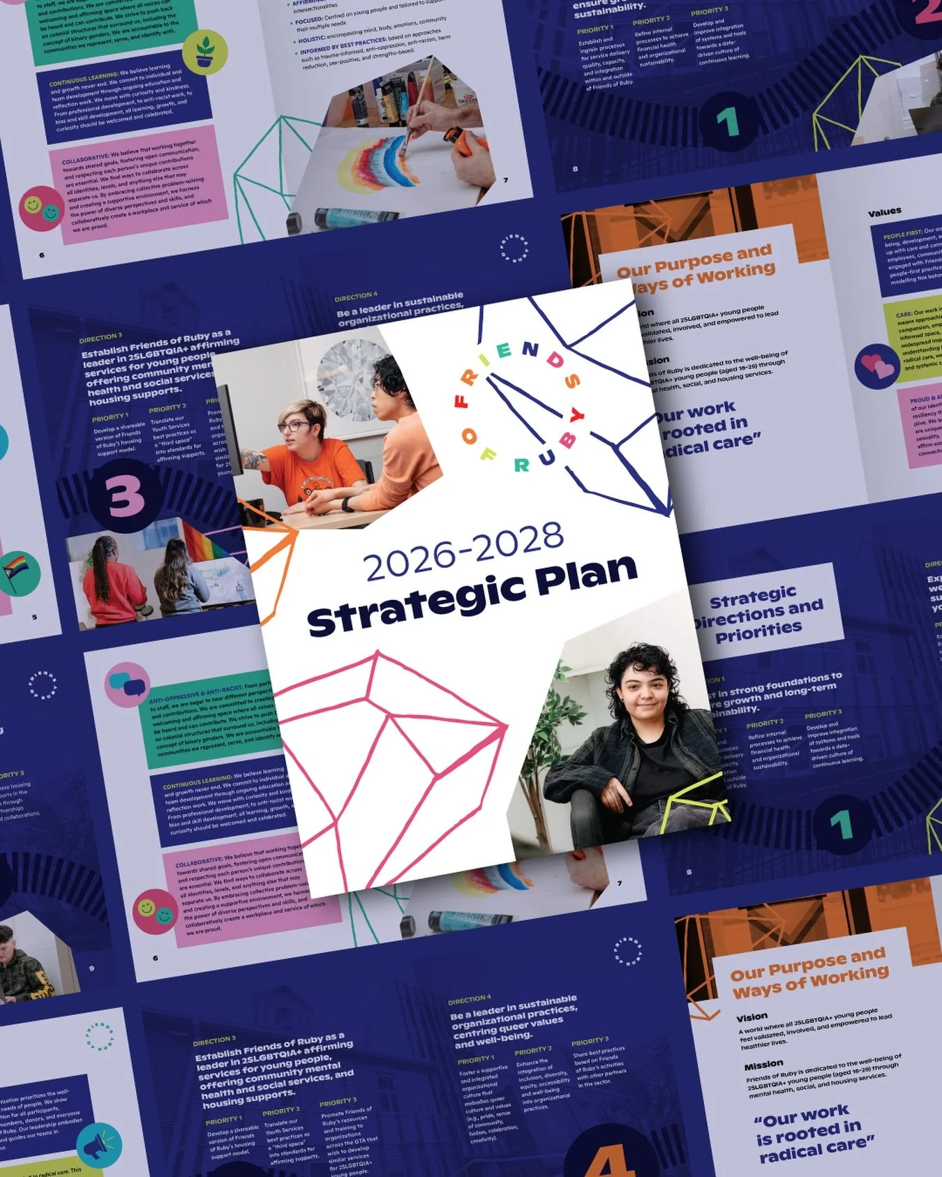 Love getting to work on satisfying layout projects like this one 💻✍️😮&zwj;💨 Worked on this one for the uber talented team at @leblancandcocomms !! #graphicdesign #design #layoutdesign #reportdesign