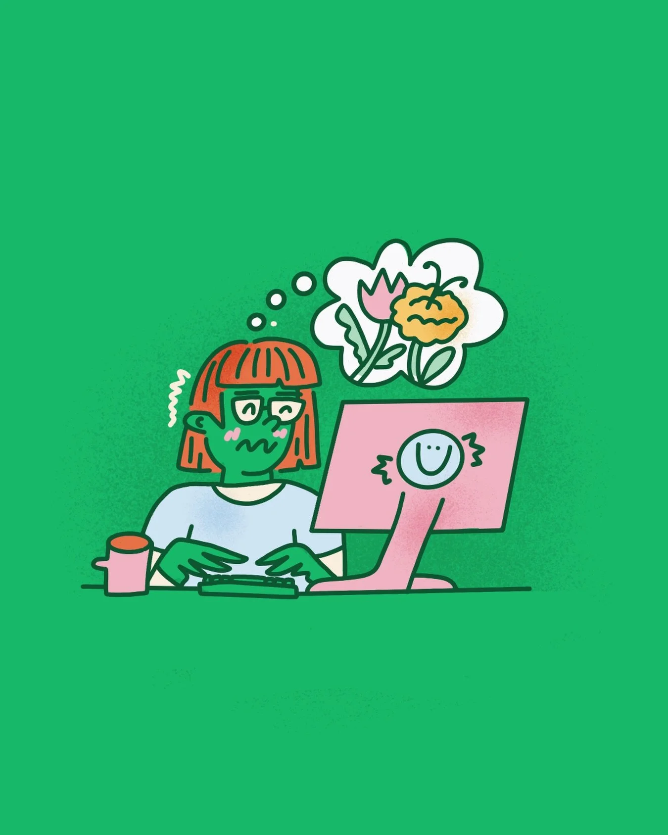 Is it spring yet 🫠🎱❄️ #digitalart #digitalillustration #ottawa #spring #canada