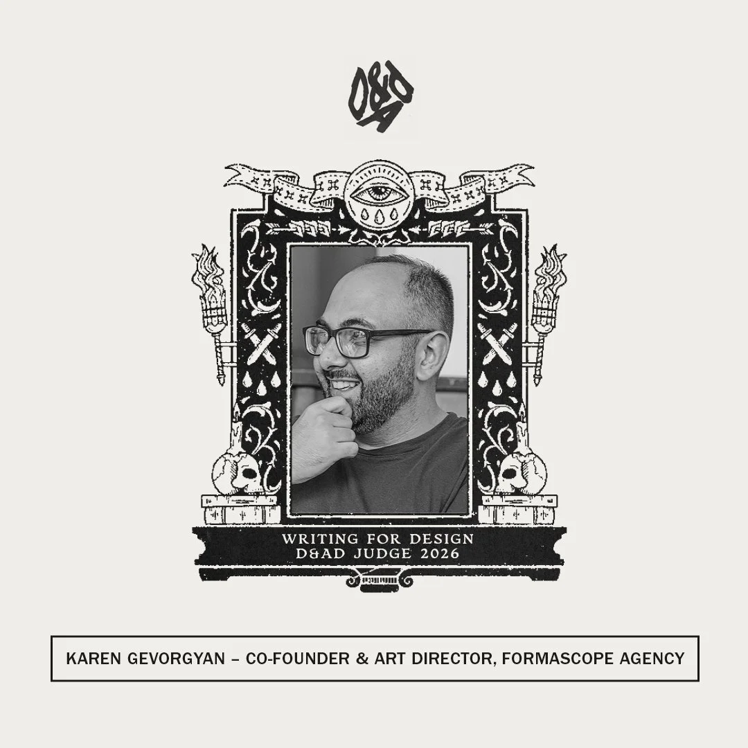 D&amp;AD Awards 2026 Judge