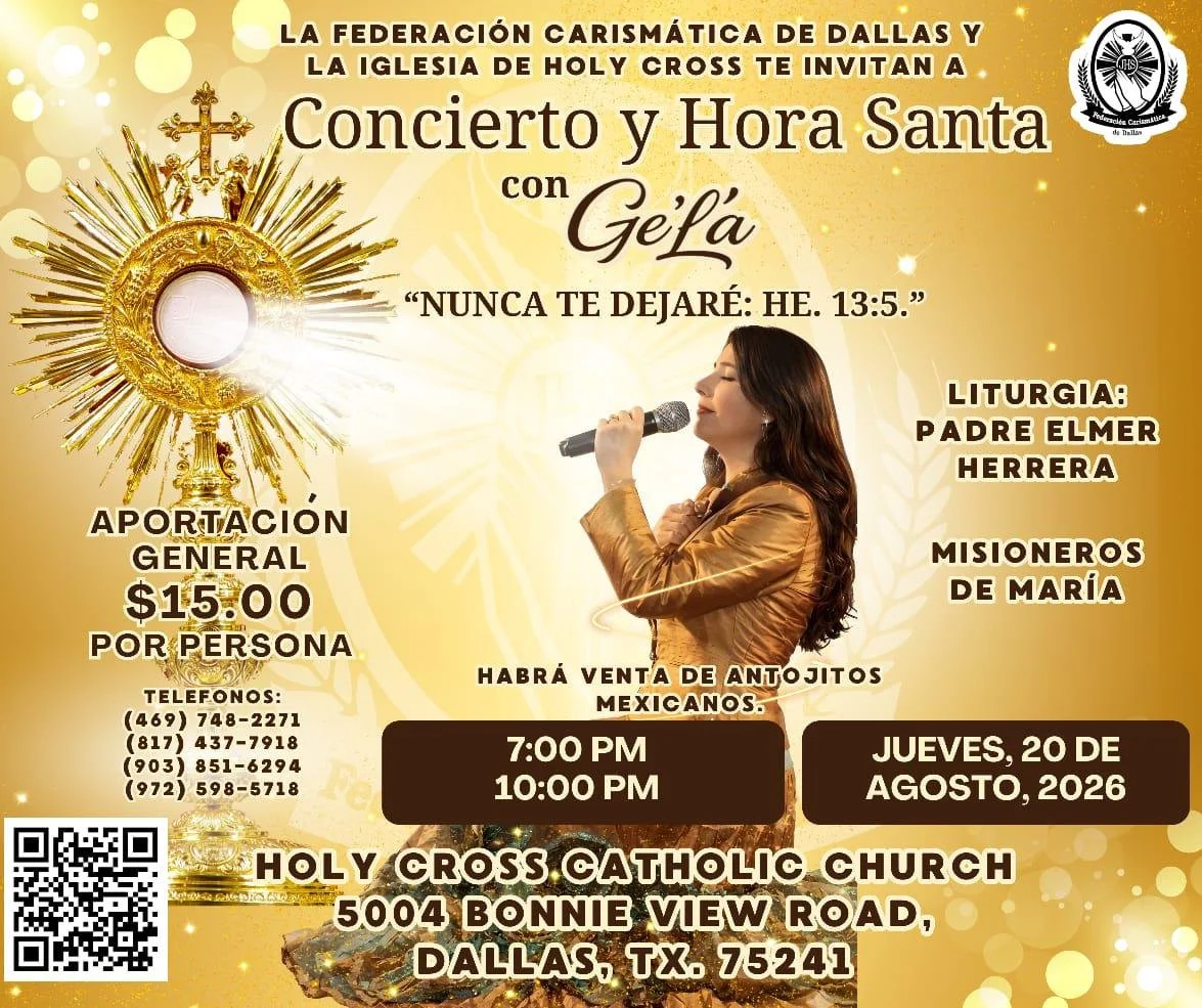 Concierto y hora santa con gela