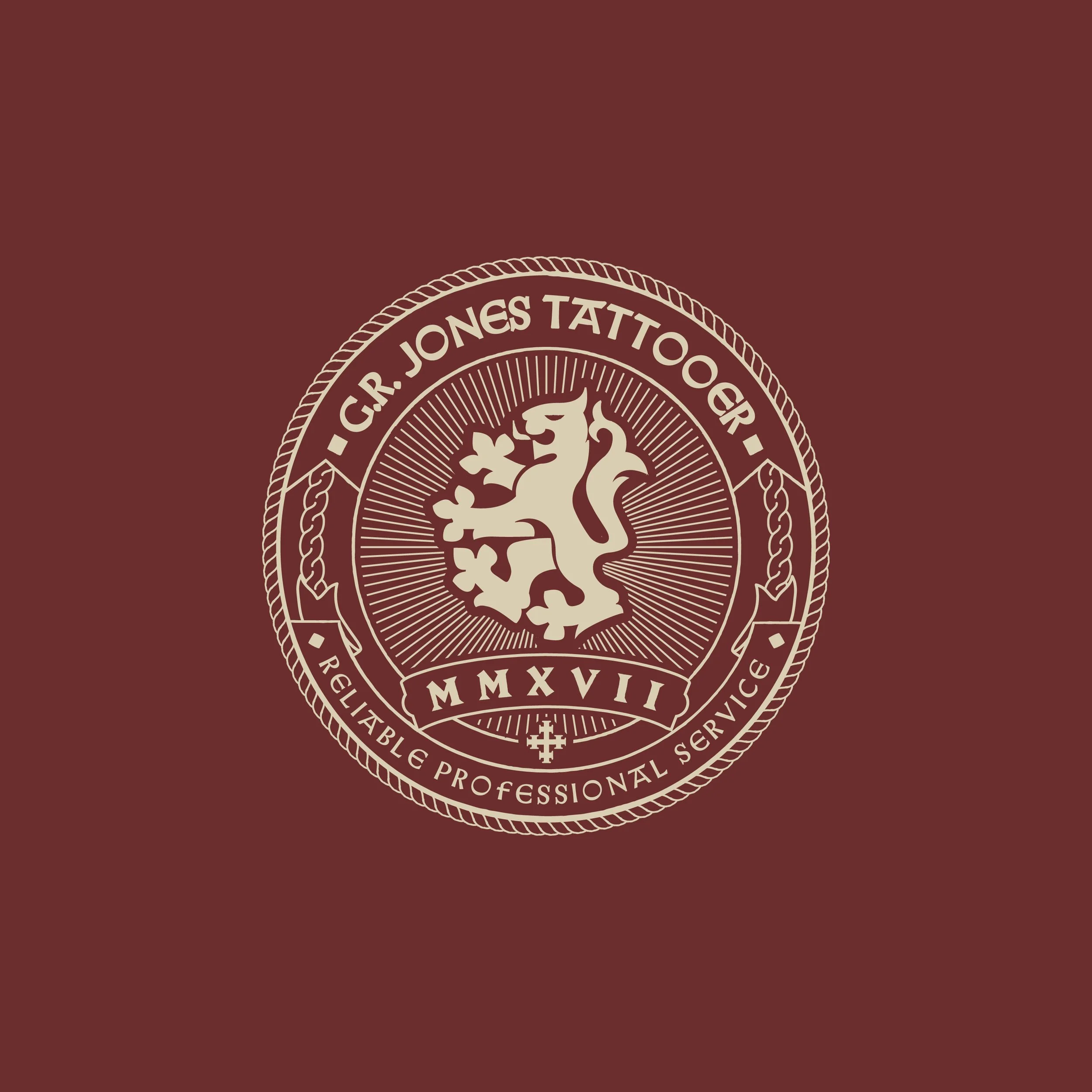 G.R. JONES - TATTOOER BRAND & IDENTITY