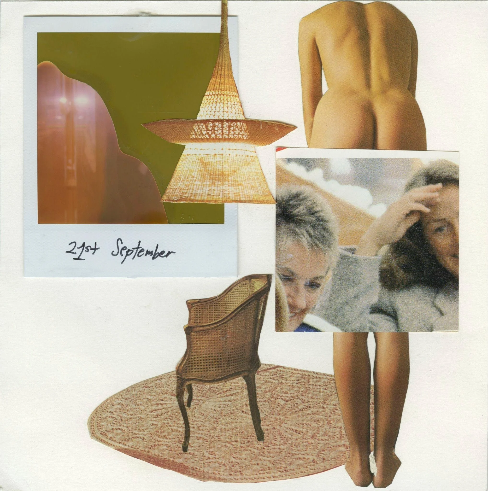 Jazmyne LeBeau - Day Before Grandma Died, Mixed Media on Paper, 8 x 8", 2015