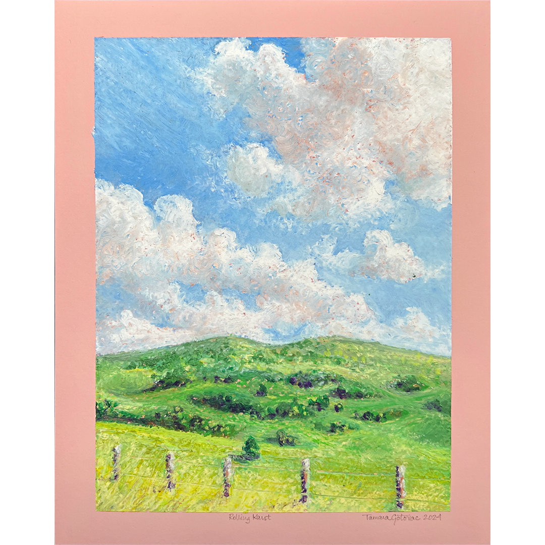 "Rolling Karst" Art Print