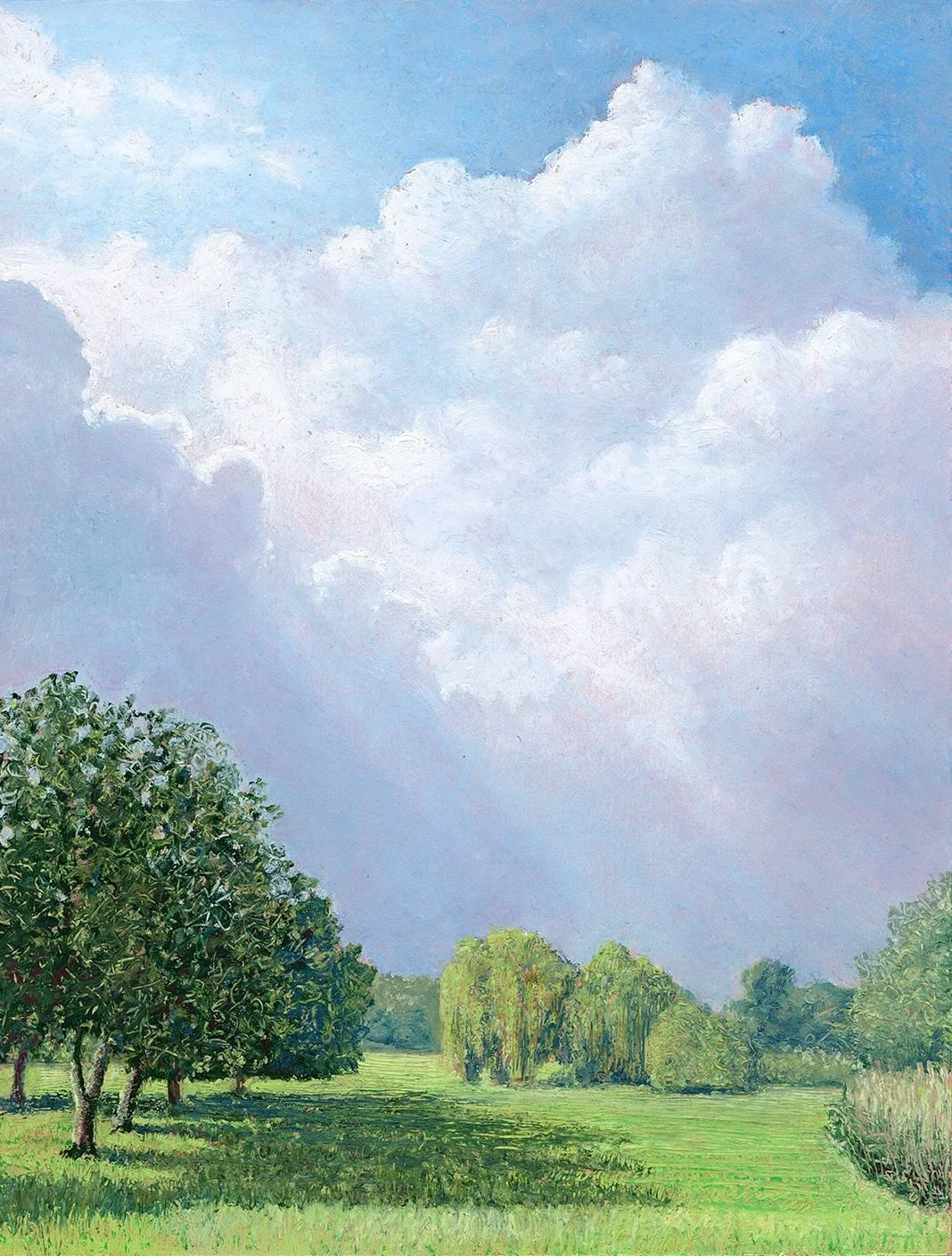 This piece was fittingly named &ldquo;Esperanza&rdquo; by its collector who was drawn to the hopefulness of it. I love that. It&rsquo;s inspiring hopefulness in its new home in Mexico now. What could make my artist heart happier? 😌 

#landscapeart #