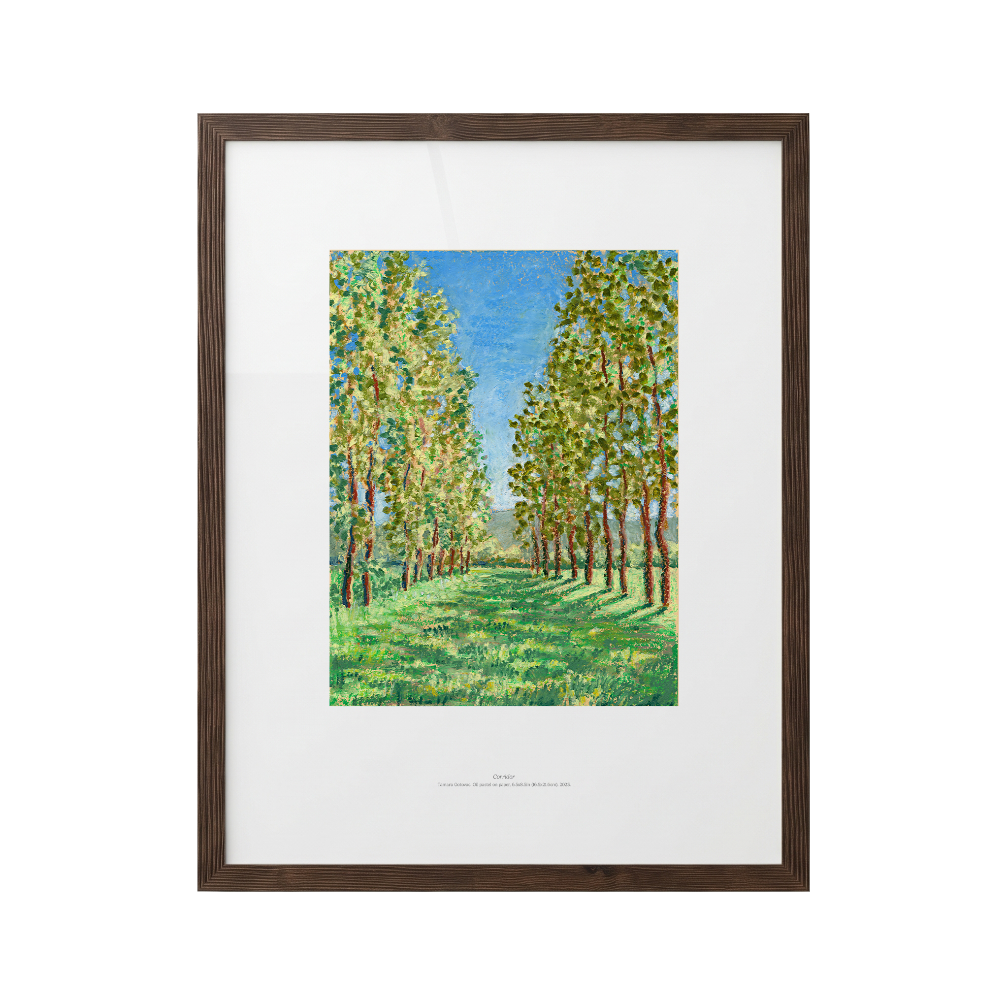 Corridor Framed Fine Art Poster 11"x14" (27x35 cm)
