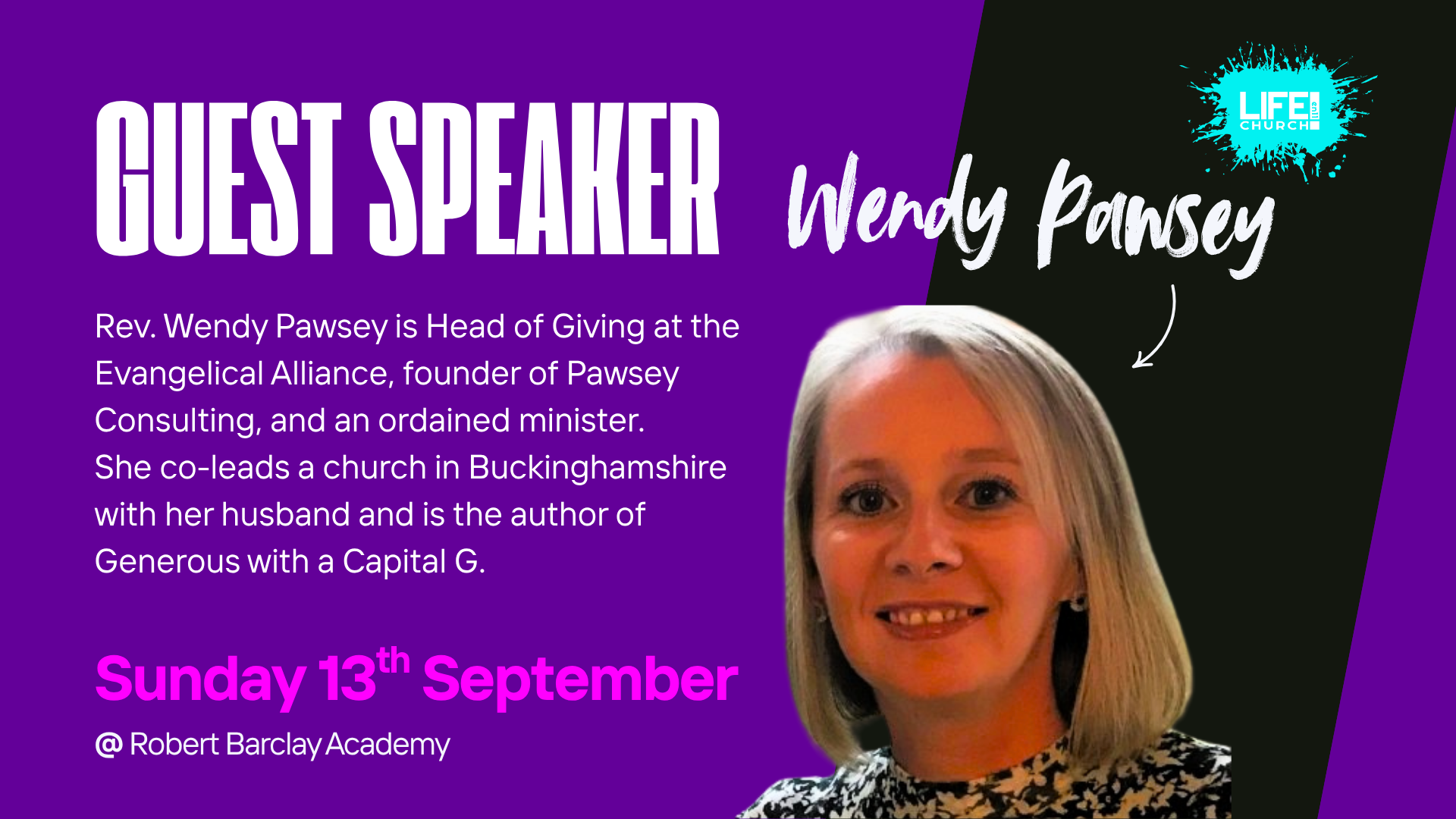Guest Speaker Wendy Pawsey