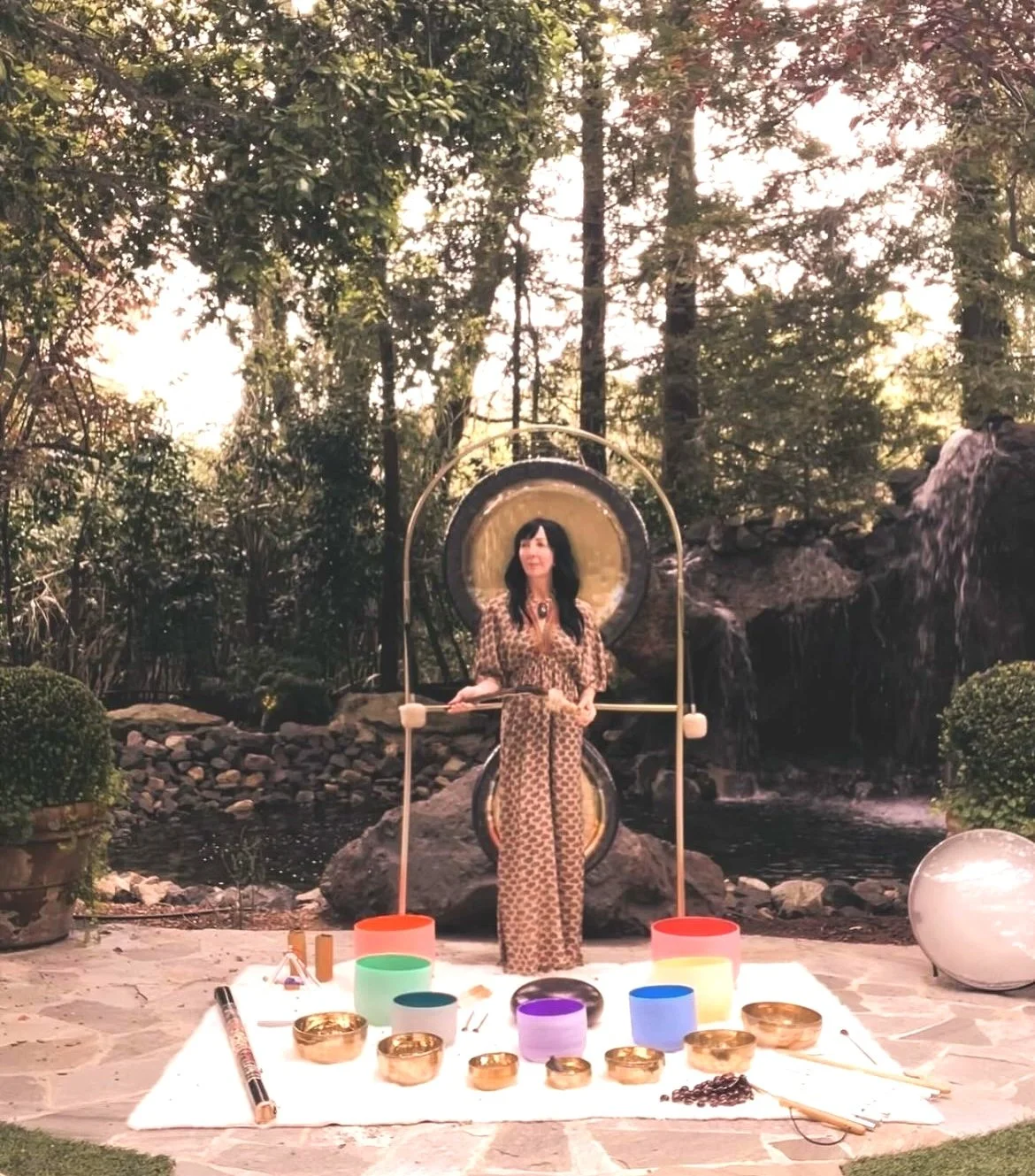 private sound healing training in groups