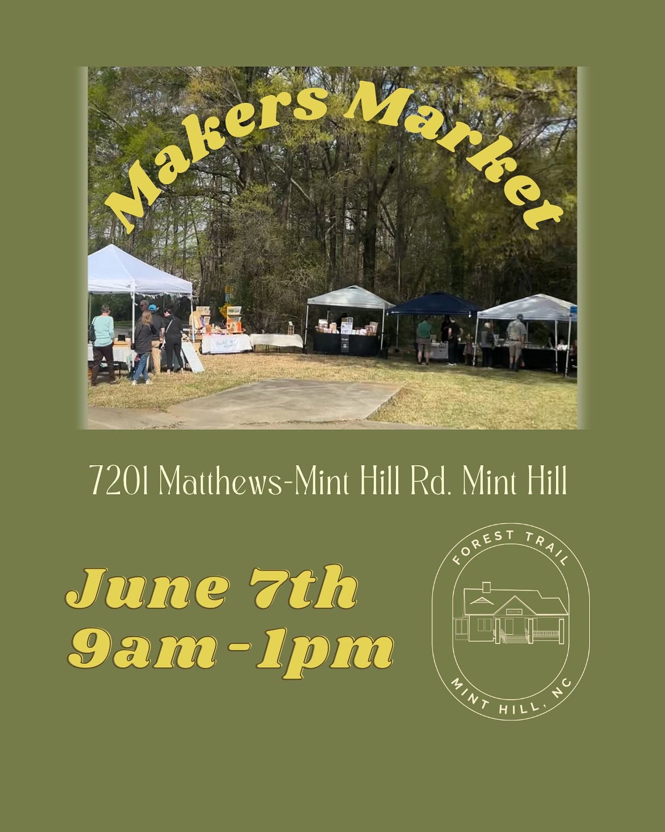 Come out this Saturday, June 7th from 9am-1pm to our 2nd Maker&rsquo;s Market. We have 20 makers from all over the Charlotte region sharing their amazing goods. 

From woodworking to pottery to sourdough bread and everything in between. Well, not eve