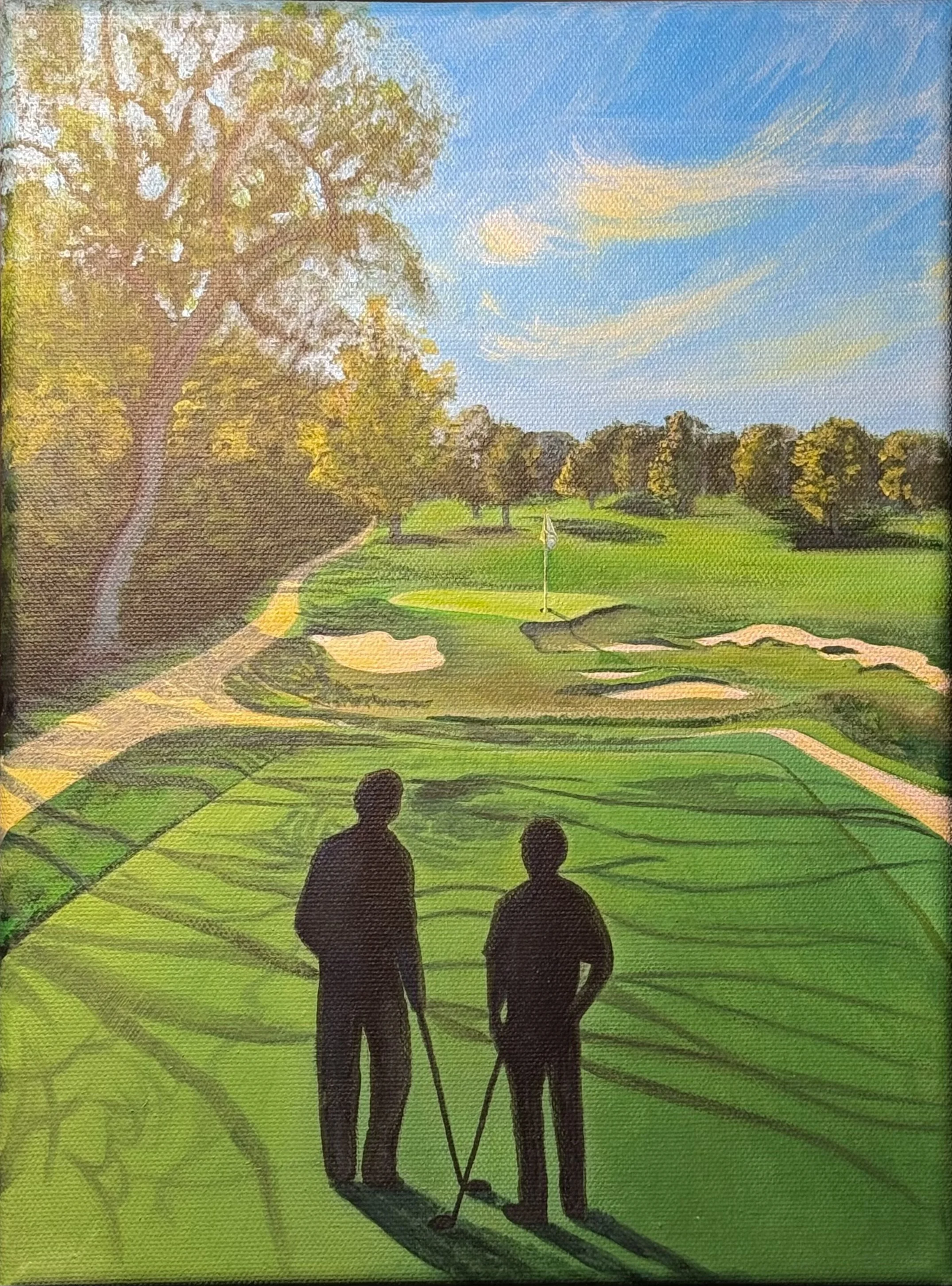 "Father & Son"

Acrylic on a 9x12 stretch canvas with wrapped edges.

January 2026