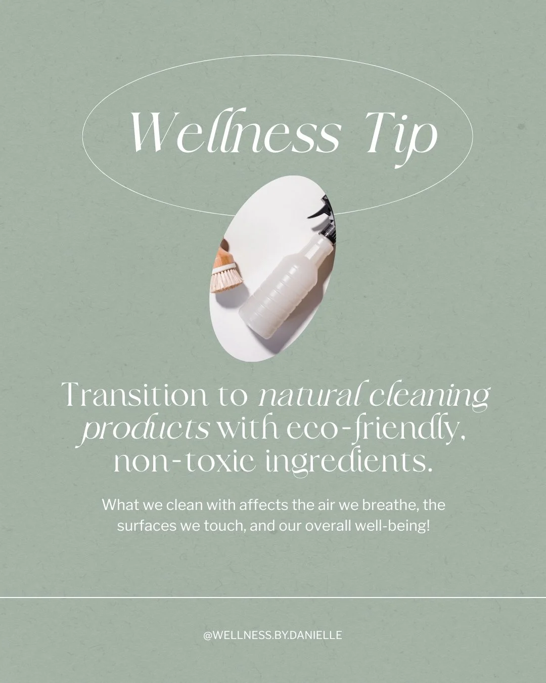 A simple wellness tip that often gets overlooked: what you clean your home with matters. 🌿

Many conventional cleaning products contain harsh chemicals, synthetic fragrances, and dyes that can irritate the skin, impact indoor air quality, and place 