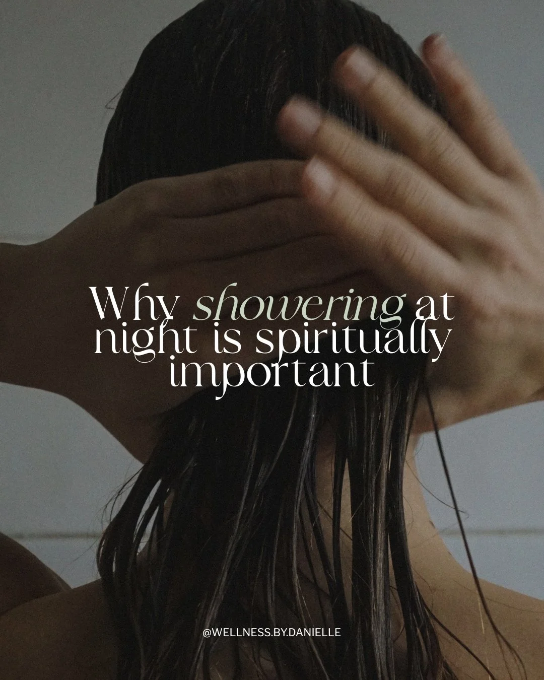 A simple but powerful wellness shift to try: showering at night. 🚿

We often think of showers as just physical &mdash; a way to clean the body and move on. But throughout the day, we carry more than what we can see. Stress, tension, conversations, a
