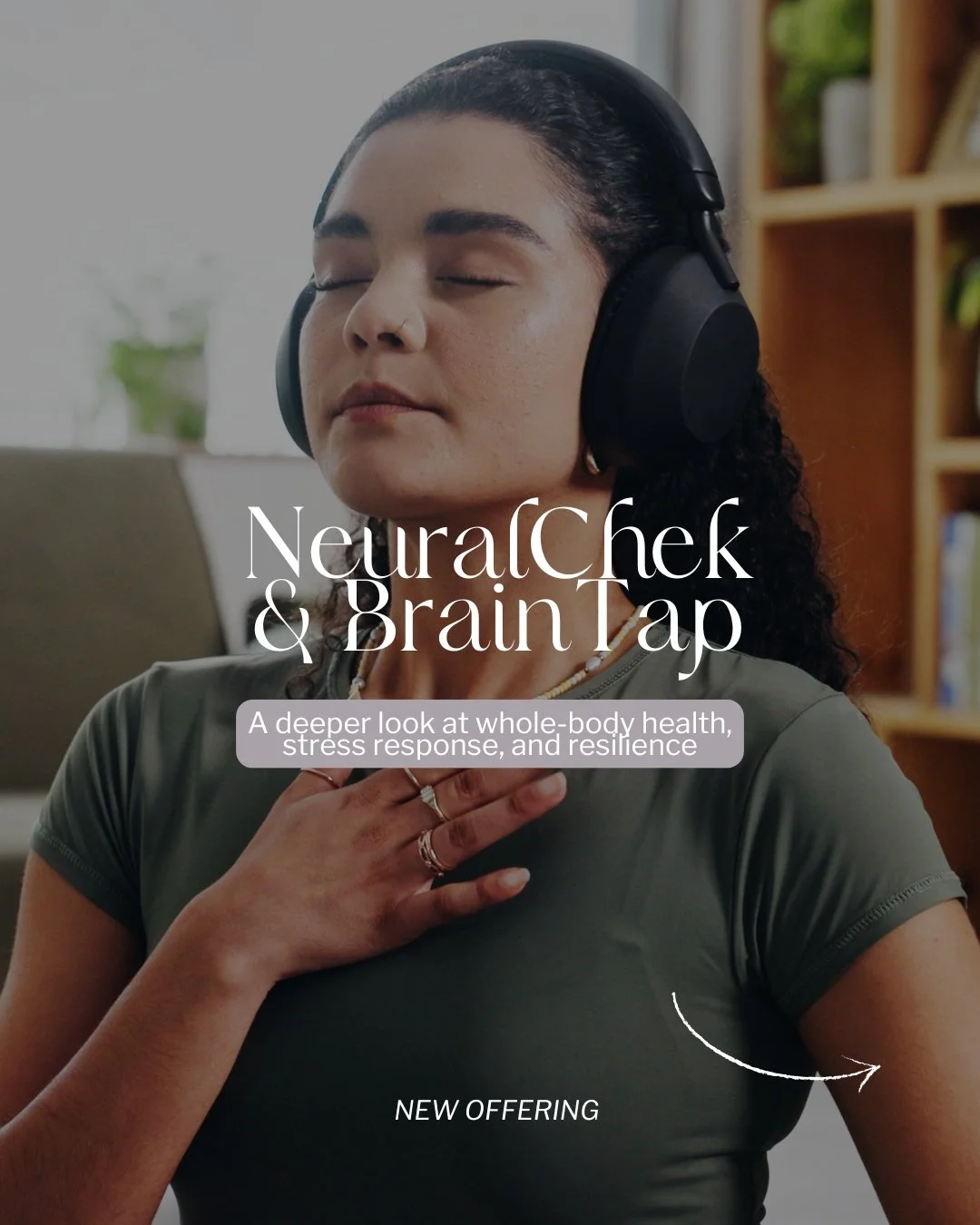 ✨ NEW at Wellness by Danielle: NeuralChek + BrainTap! 

I'm so excited to (finally) introduce two tools that help us better understand and support how your body is functioning.

🧠 The NeuralChek scan first provides a quick snapshot of your health + 