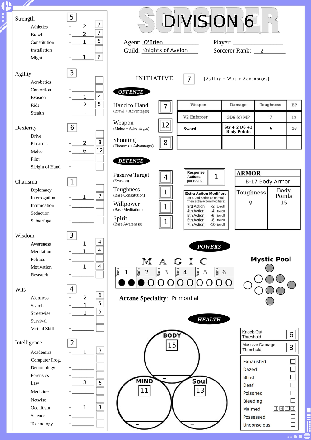 Character Sheets Division 6 character-sheets-division-6